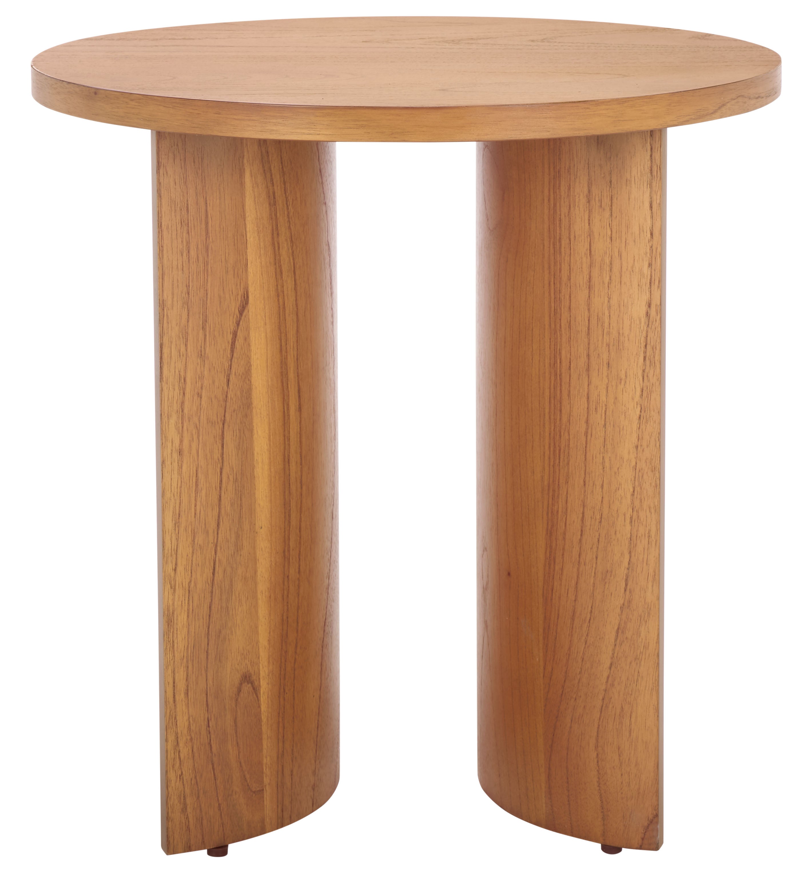 Safavieh Couture Audriella Round Wood Accent Table - SFV1315 | Modern Side Table for Living Room, Bedroom & Office Decor