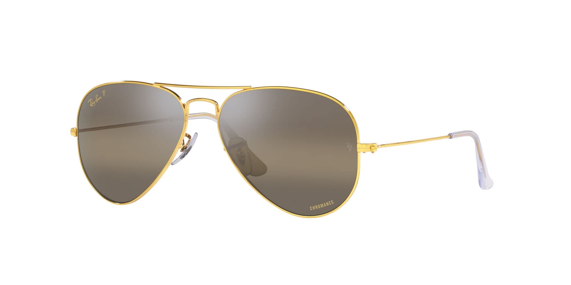 Ray-Ban RB3025 Classic Polarized Aviator Sunglasses for Men & Women - UV Protection, Lightweight Metal Frame - Perfect for Driving, Travel & Outdoor Activities
