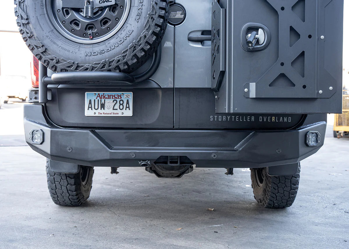 ROAMBUILT Heavy Duty Rear Bumper Replacement for 2019-2024 Mercedes Sprinter Van - Durable Steel Protection for Cargo Vans & Campers