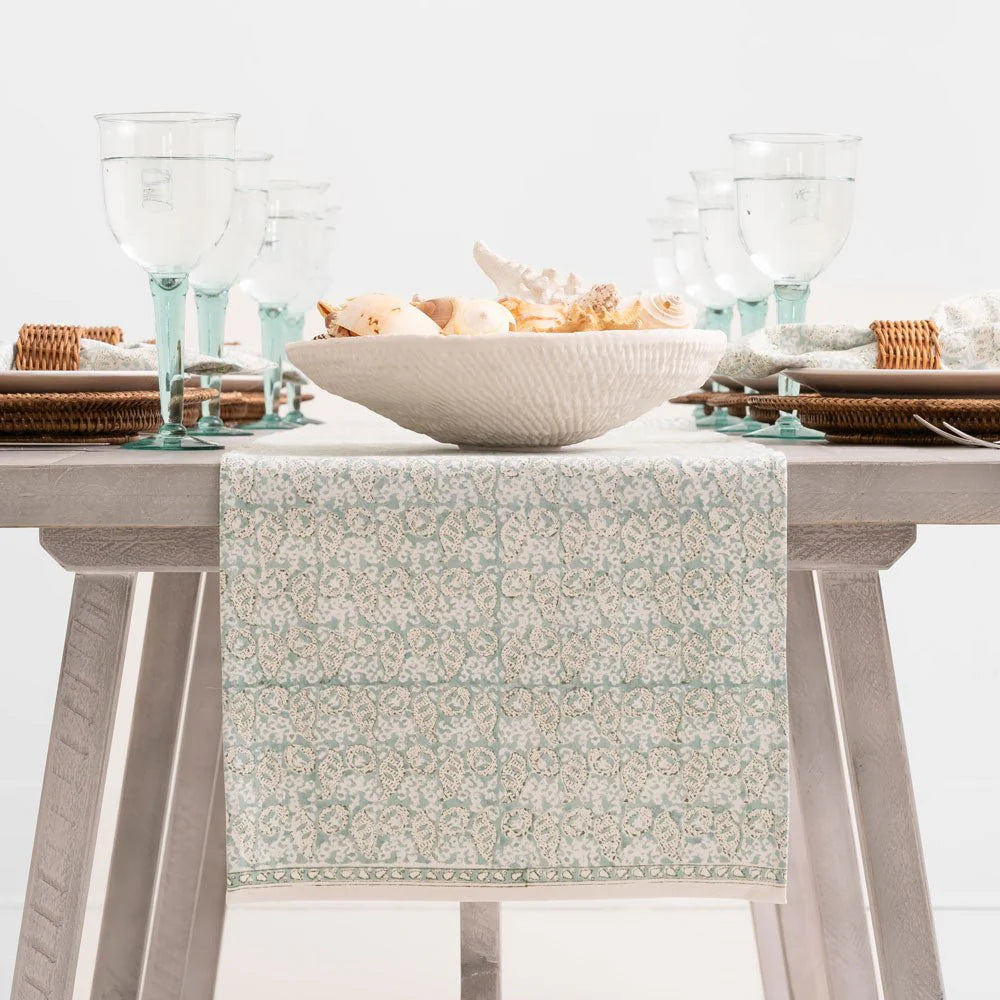 India Hicks Seashell Seafoam Collection - Coastal Home Decor & Beach House Accessories for Bathroom, Living Room & Bedroom