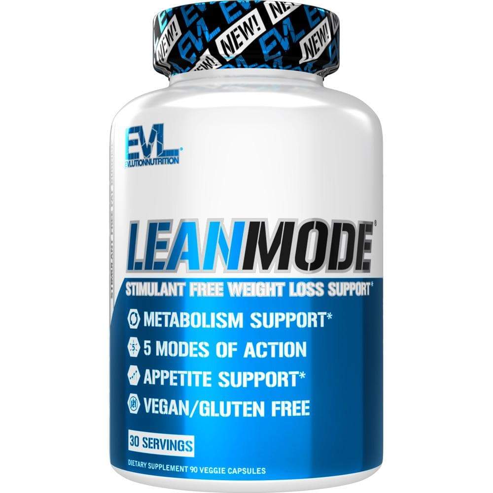 EVLution Nutrition LeanMode Fat Burner & Weight Loss Capsules - 90 Count (30 Servings) for Metabolism Boost & Energy Support - Perfect for Fitness & Diet Goals