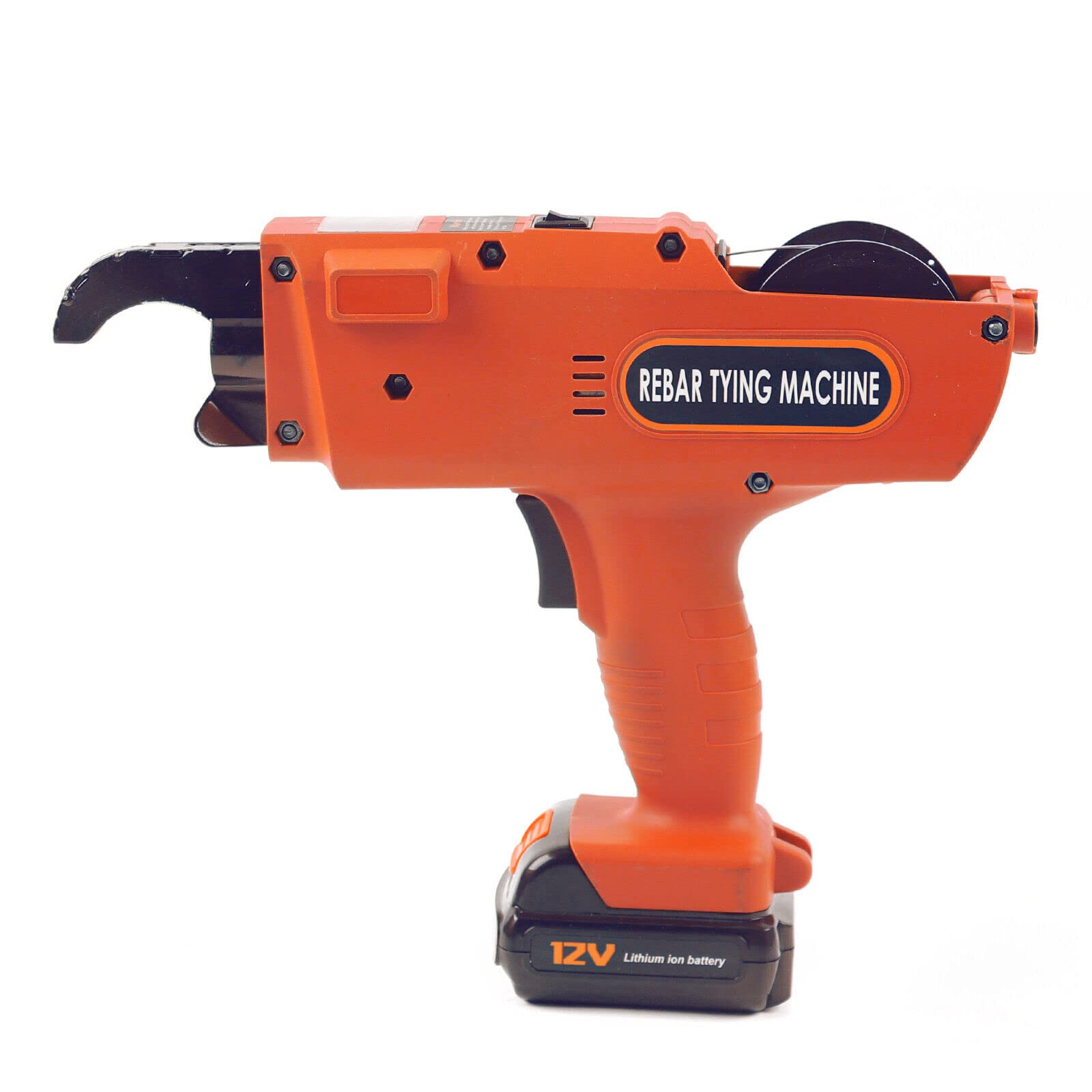 Electric Rebar Tying Machine 8-34mm | Rechargeable Handheld Steel Bar Binder | Automatic Rebar Bender Tool with 2 Batteries | Perfect for Construction, Concrete Work & DIY Projects