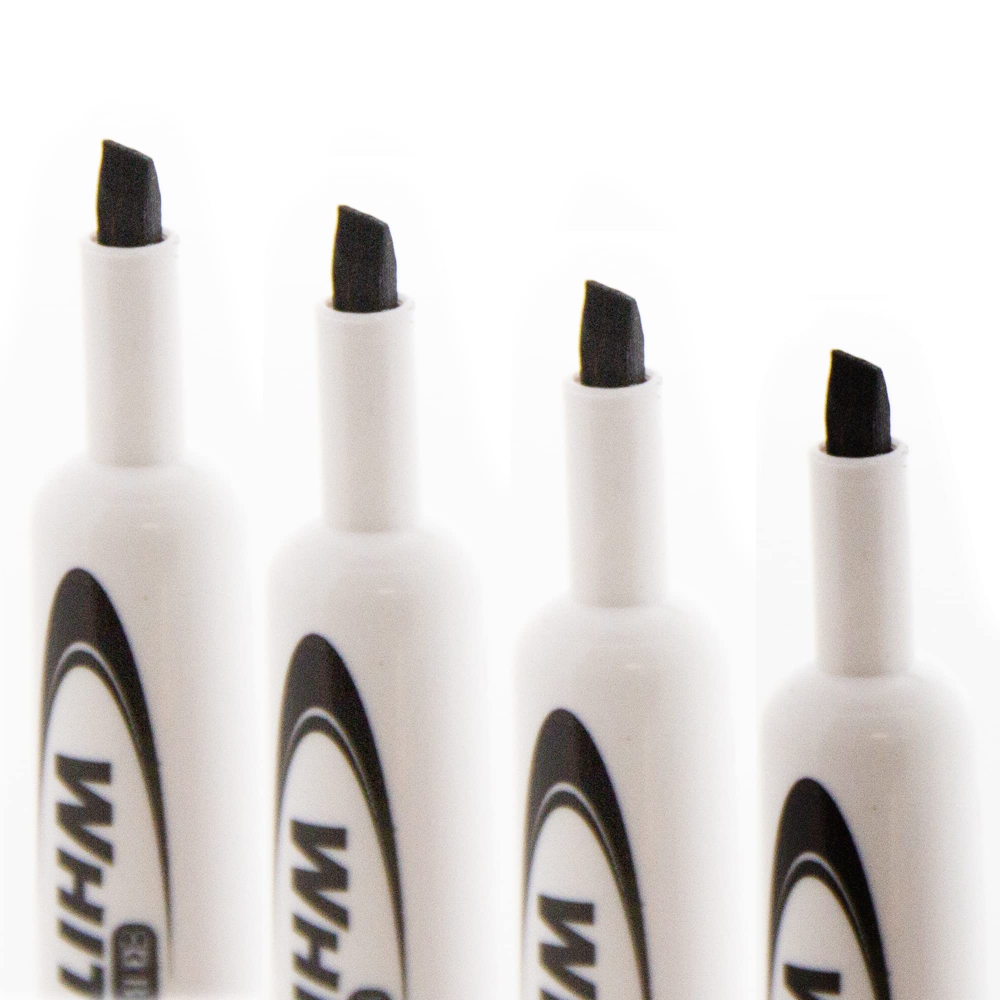 BAZIC Black Dry Erase Markers with Chisel Tip - Low Odor Whiteboard Pens for Office & School - 12 Pack (144 Markers Total) - Perfect for Classrooms, Meetings, and Home Organization