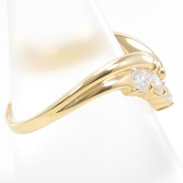 18K Yellow Gold Diamond Ring for Women - Elegant Wedding, Engagement & Anniversary Jewelry Gift - Perfect for Special Occasions & Everyday Luxury