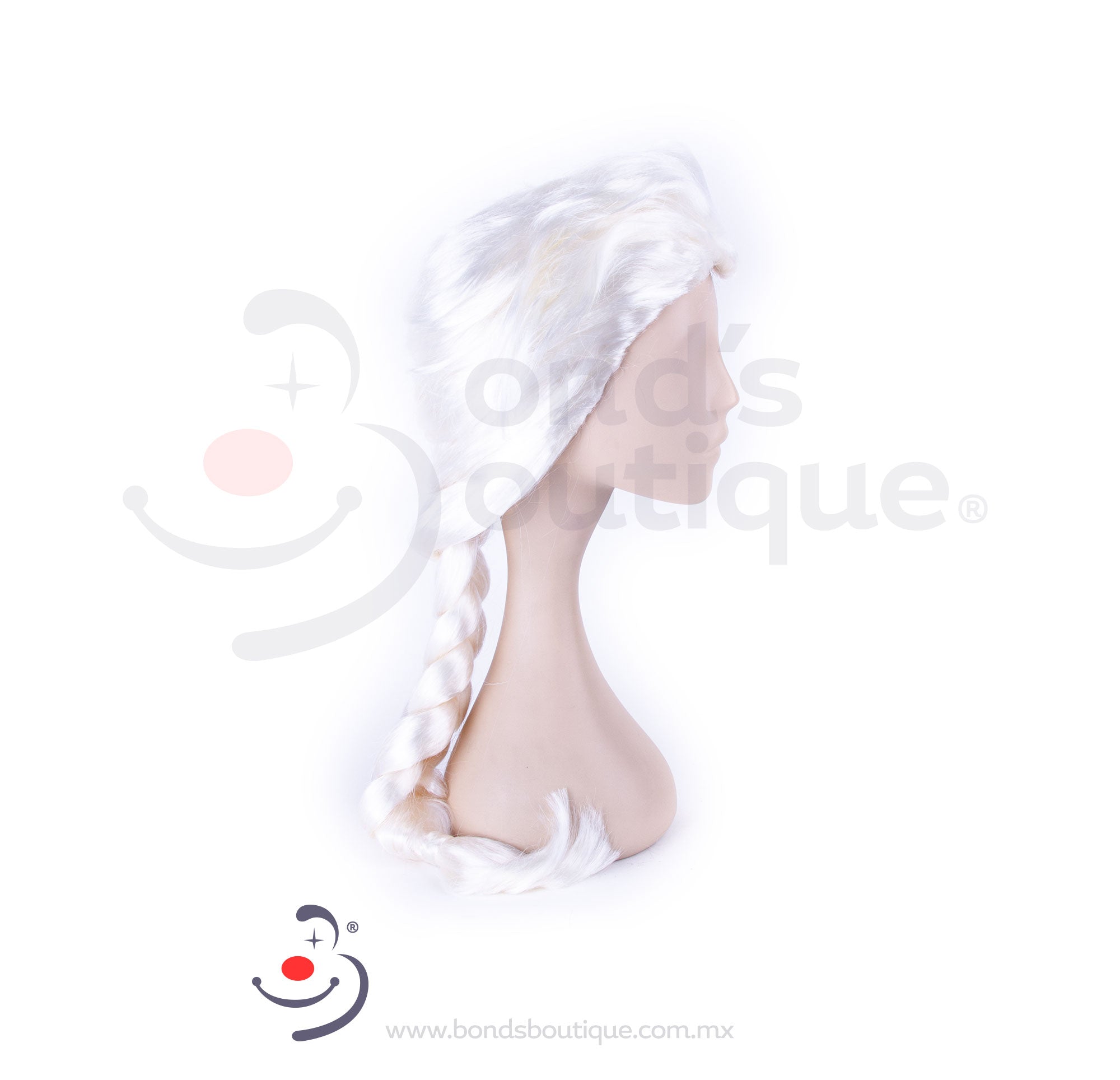 Frozen II Elsa Wig for Kids - Long Blonde Princess Hair Costume Accessory for Halloween, Cosplay, and Dress-Up Parties