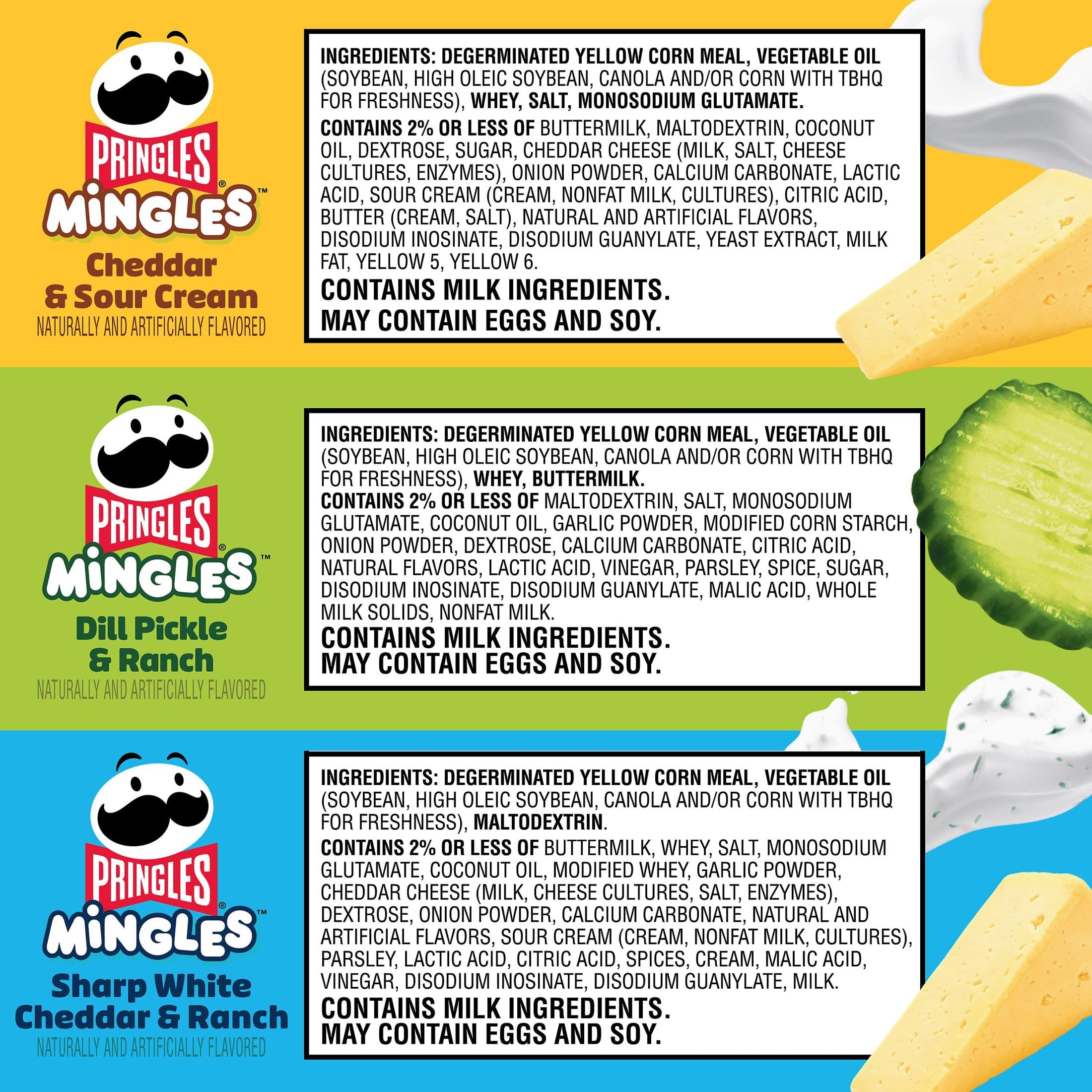 **Pringles Mingles Puffed Snacks Variety Pack - Cheese Puffs & Salty Snacks (3 Bags) - Perfect for Parties, Movie Nights & On-the-Go Snacking**