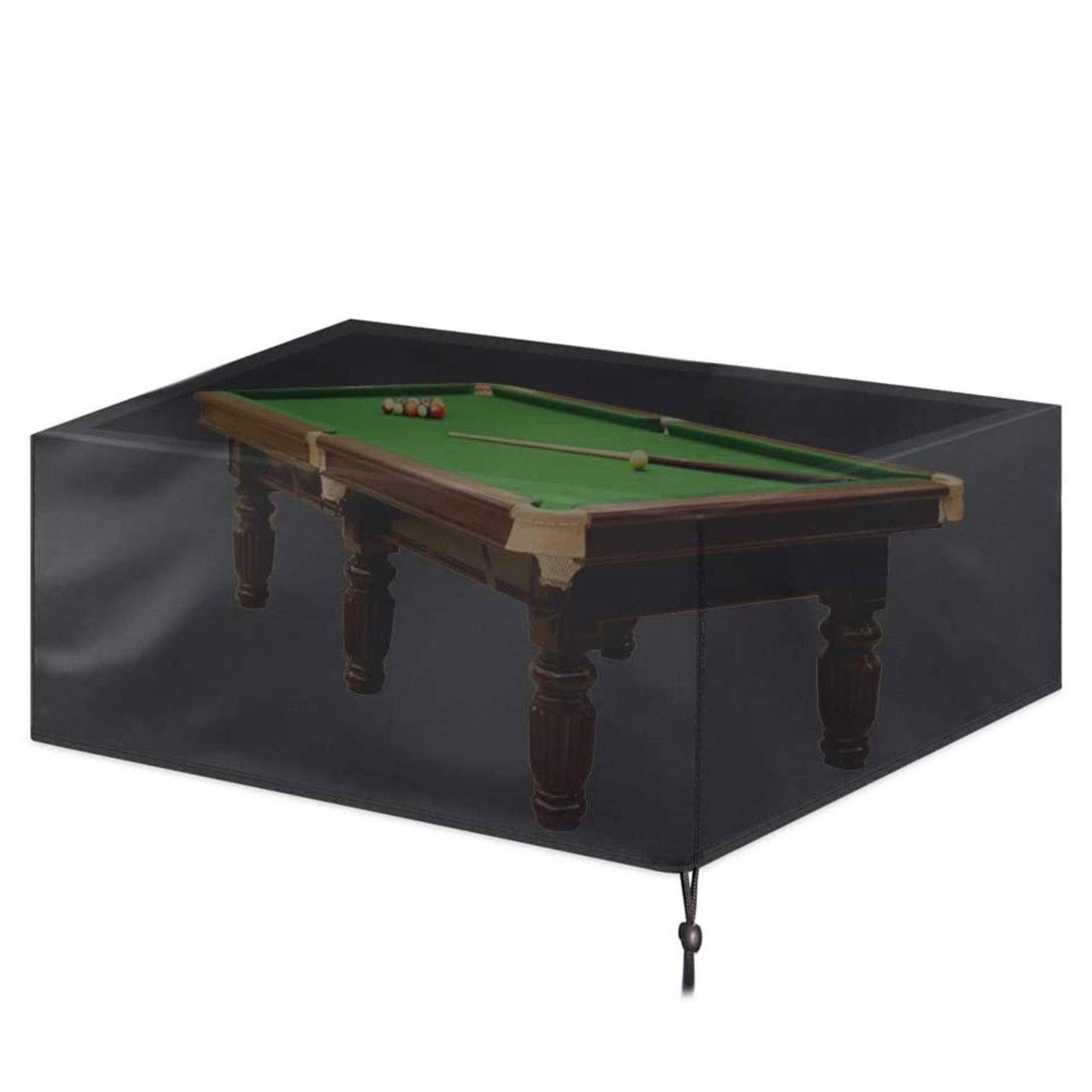 **Waterproof 210D PVC Garden Furniture Covers 123x123x74cm - Patio Table & Dining Set Dust Protection - Outdoor Cube Covers in Multiple Sizes (Black) - Ideal for Rain, Snow & UV Protection**