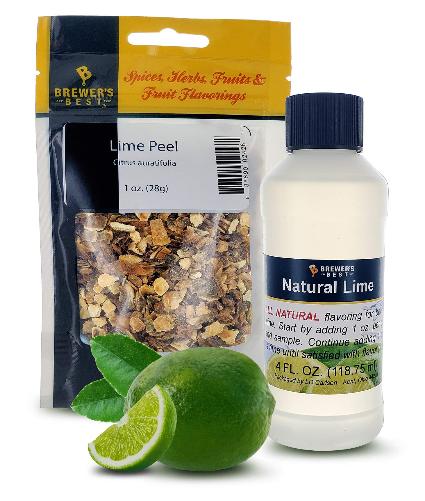 Brewer's Best Lime Flavor Extract Bundle - Premium Home Brewing Ingredient for Beer, Cider & Cocktails | Perfect for Craft Brewing, Flavoring & Mixology
