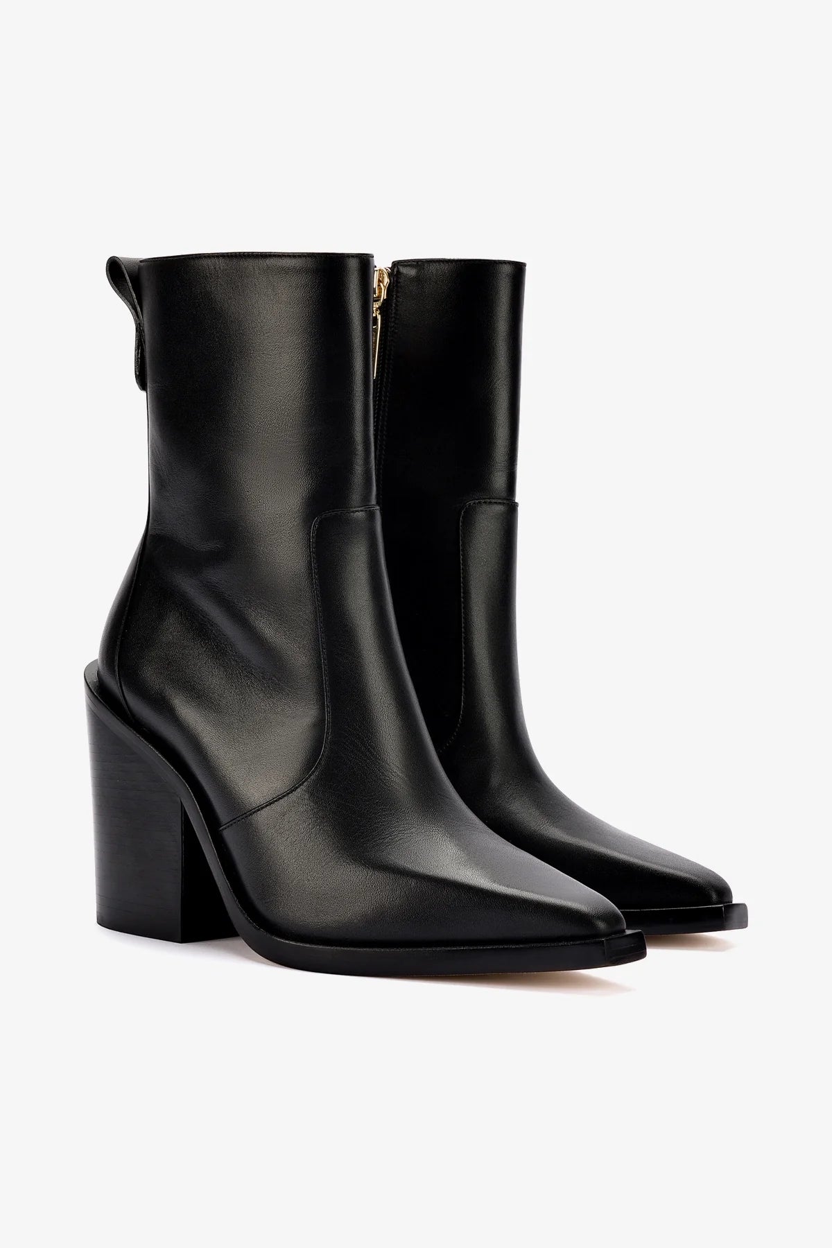 **Black Leather James Boots for Men - Stylish & Durable Footwear for Casual Outings, Work & Outdoor Adventures**