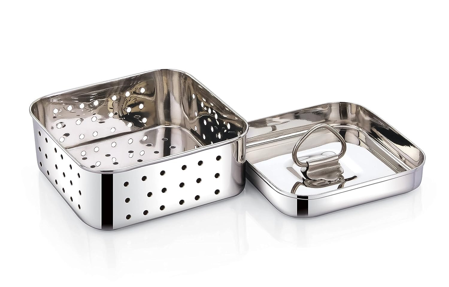 Premium Stainless Steel Square Paneer Tofu Cheese Press Mold Kit - 250ml Capacity for Homemade Paneer, Cheese & Tofu Making | Perfect for Indian Cooking, Vegan Recipes & DIY Dairy Products