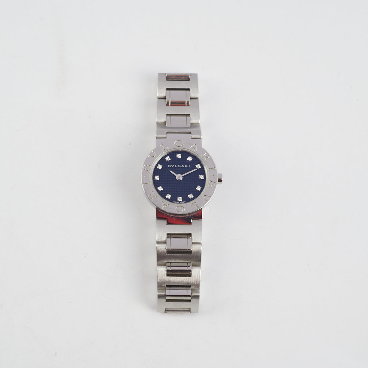 Bvlgari Women's 23MM Black Dial Diamond Watch - Luxury Timepiece for Elegant Occasions & Special Events