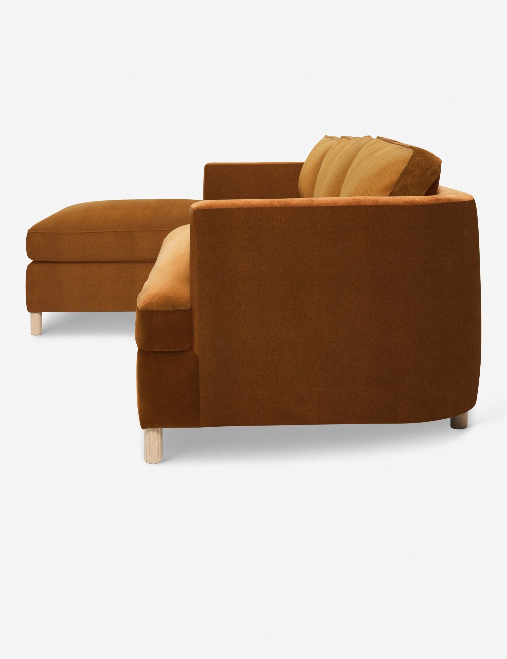 Belton Sectional Sofa by Ginny Macdonald - Modern L-Shaped Couch for Living Room, Family Room & Home Theater | Comfortable Fabric Sofa Set with Reversible Chaise