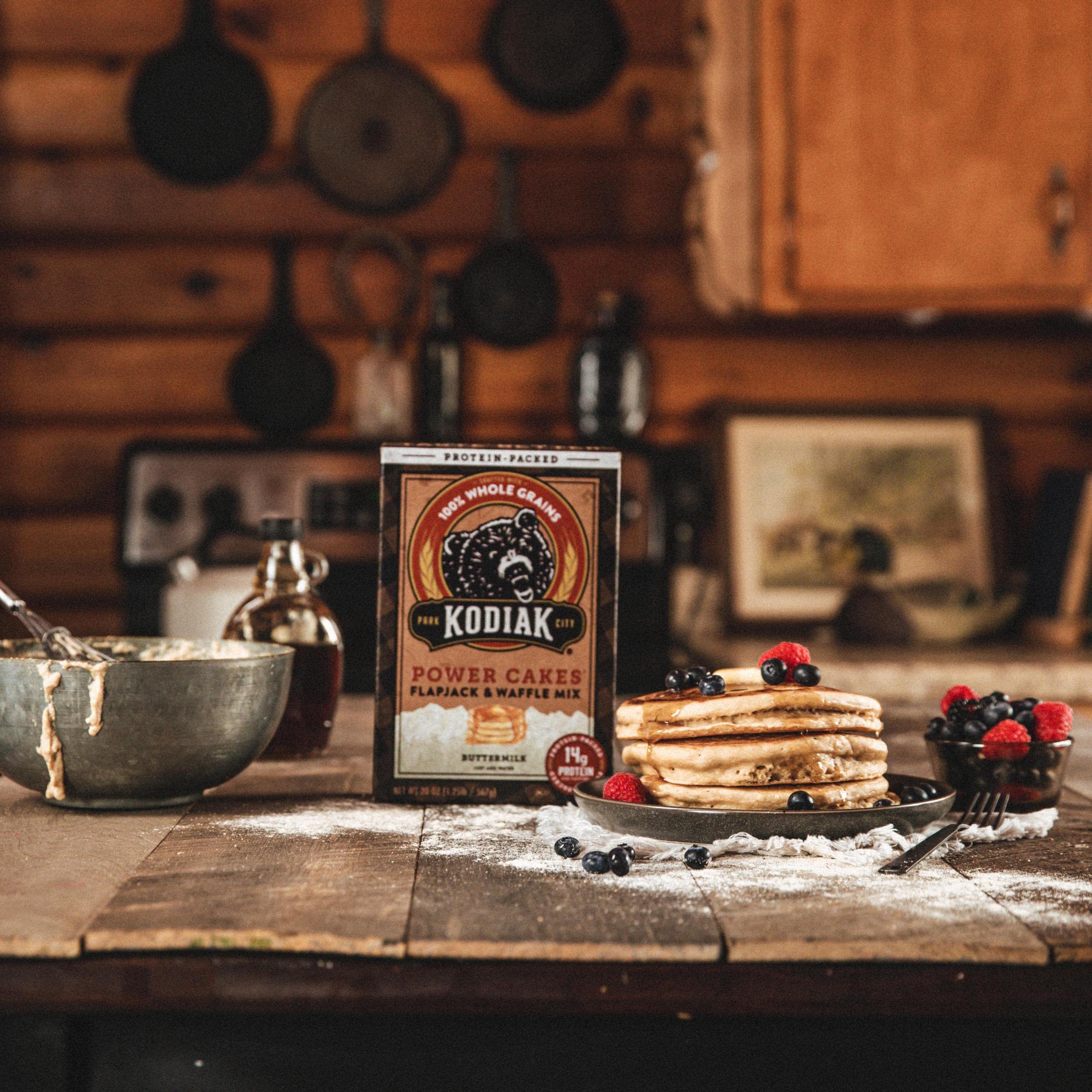 Kodiak Power Cakes Flapjack & Waffle Mix - 20oz | High Protein Pancake Mix for Breakfast, Camping & Fitness | Easy to Make, Healthy & Delicious