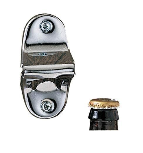 Dynore Heavy Duty Stainless Steel Wall Mounted Bottle Opener - Rustproof Commercial Grade Bar Tool for Home, Kitchen, Pub & Outdoor Use (BBQ, Camping, Tailgating)