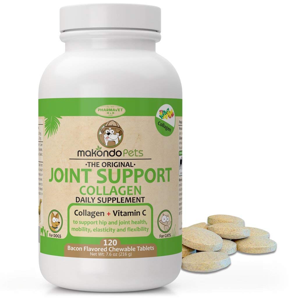 Premium Dog Joint Supplement with Collagen & Vitamin C - Supports Joint Health, Mobility & Flexibility for Large & Small Breeds - Ideal for Active Dogs, Senior Pets & Post-Surgery Recovery