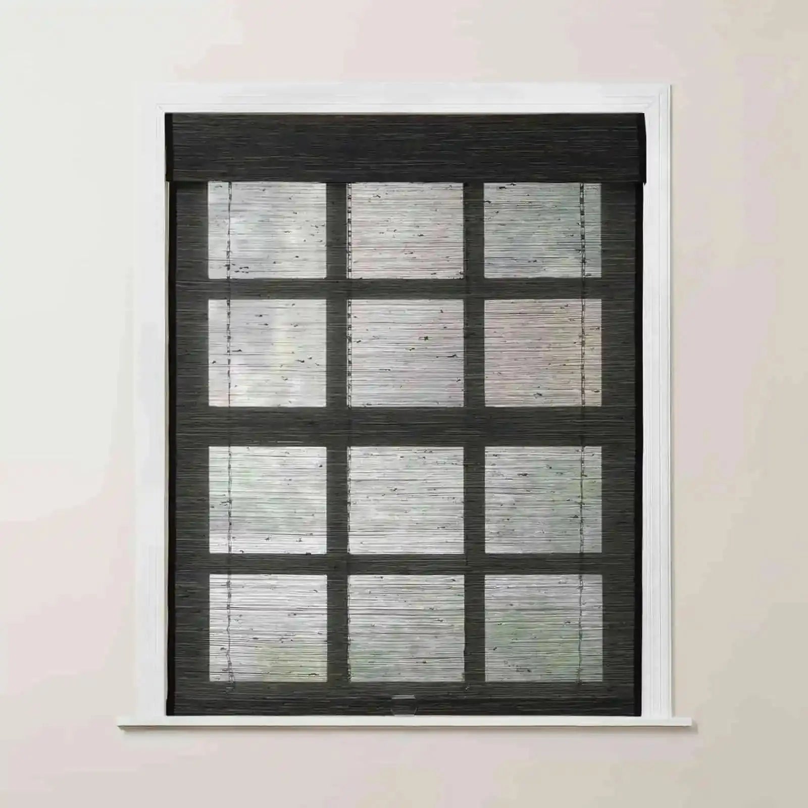 Rae Natural Ramie Bamboo Woven Shades - Series P | Eco-Friendly Window Coverings for Living Room, Bedroom & Patio | Light Filtering & UV Protection