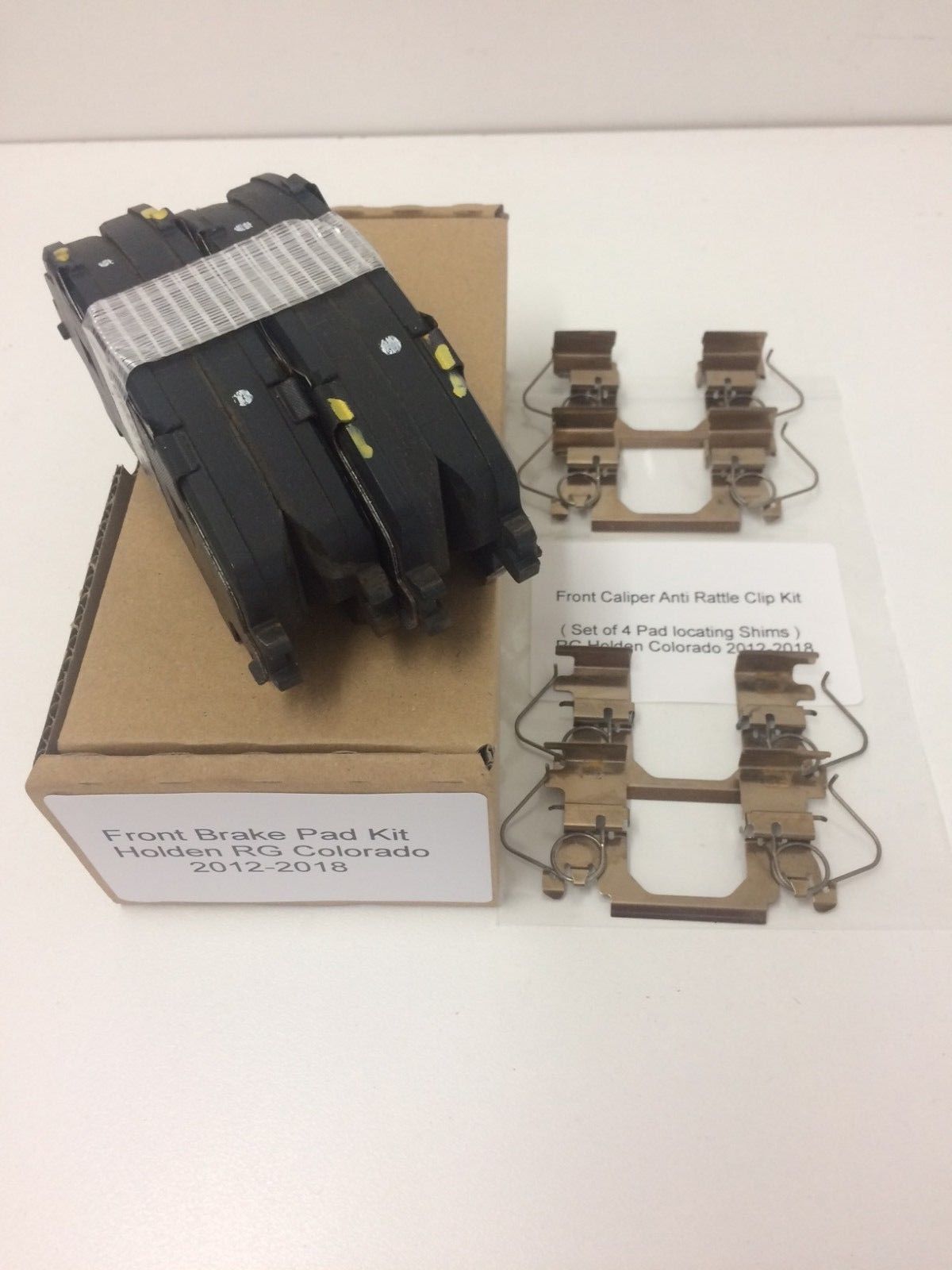 Genuine Holden RG Colorado Front Brake Caliper Pads & Locating Shim Kit - Premium Braking Performance for Off-Road & Towing