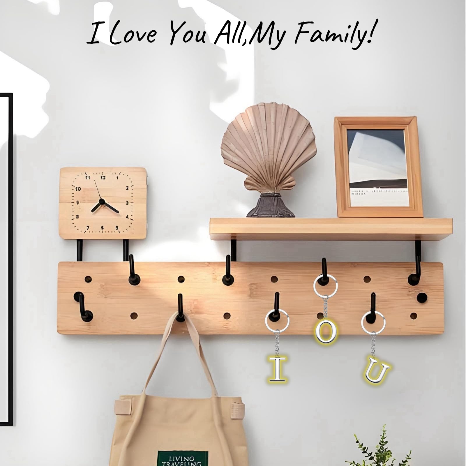 Custom A-Z Letter Keychain - Personalized DIY Key Ring for Keys, Gifts & Backpacks | Cool Little Present for Friends, Family & Coworkers | Perfect for Everyday Use, Party Favors & Special Occasions
