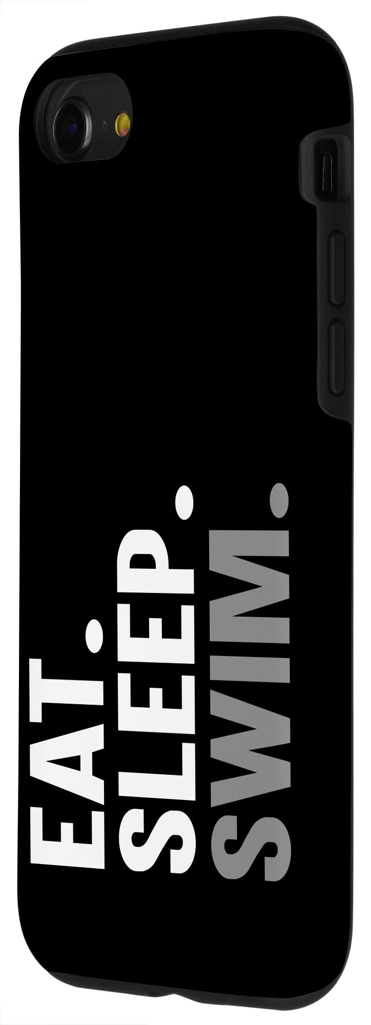 iPhone SE (2020) / 7 / 8 Waterproof Phone Case - Eat Sleep Swim Repeat Design - Durable Protective Cover for Swimming, Beach & Outdoor Activities