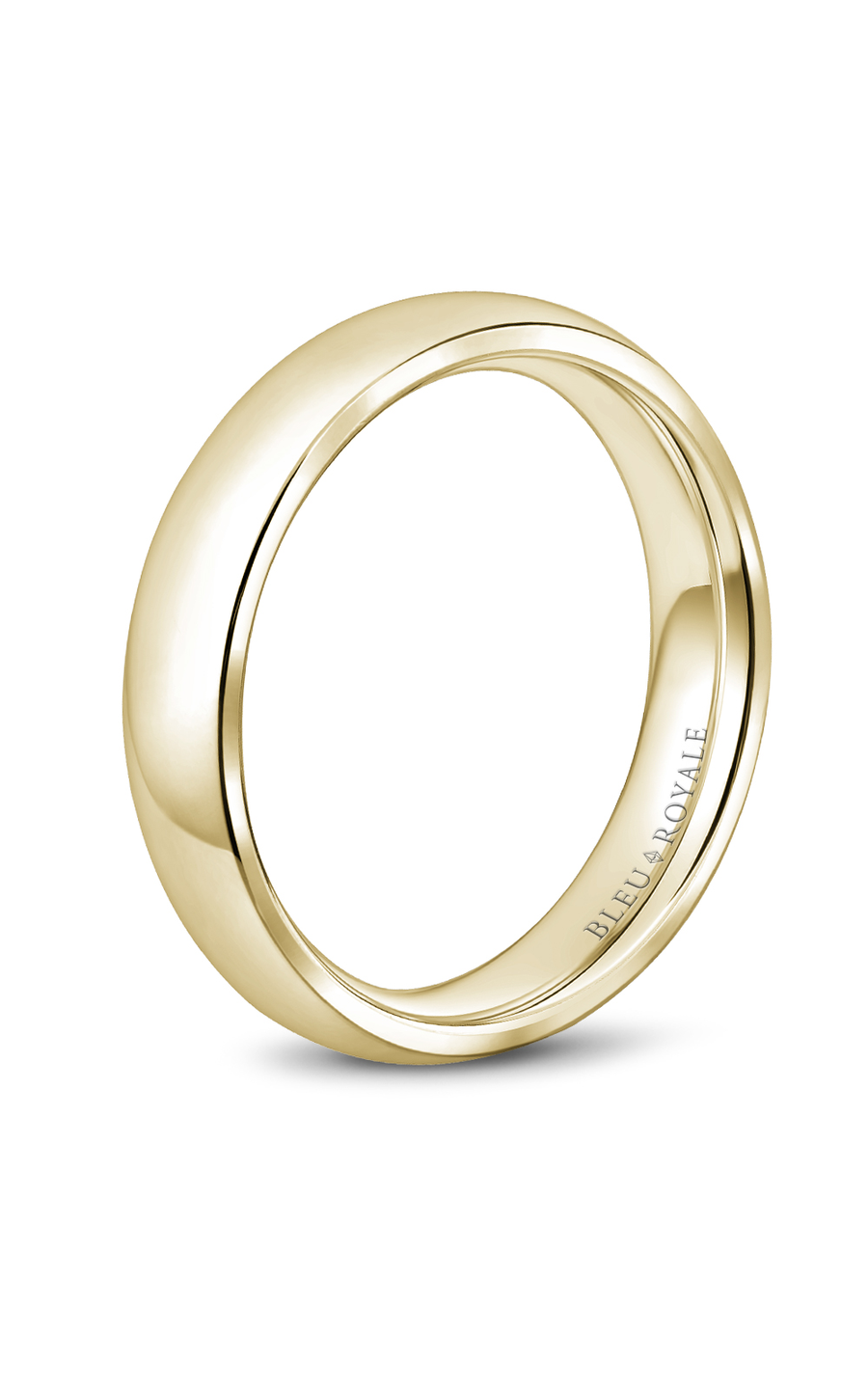 Bleu Royale Men's Wedding Band RYL 057Y5 - 14K Yellow Gold Classic Ring for Grooms & Engagement - Perfect for Weddings, Anniversaries & Special Occasions