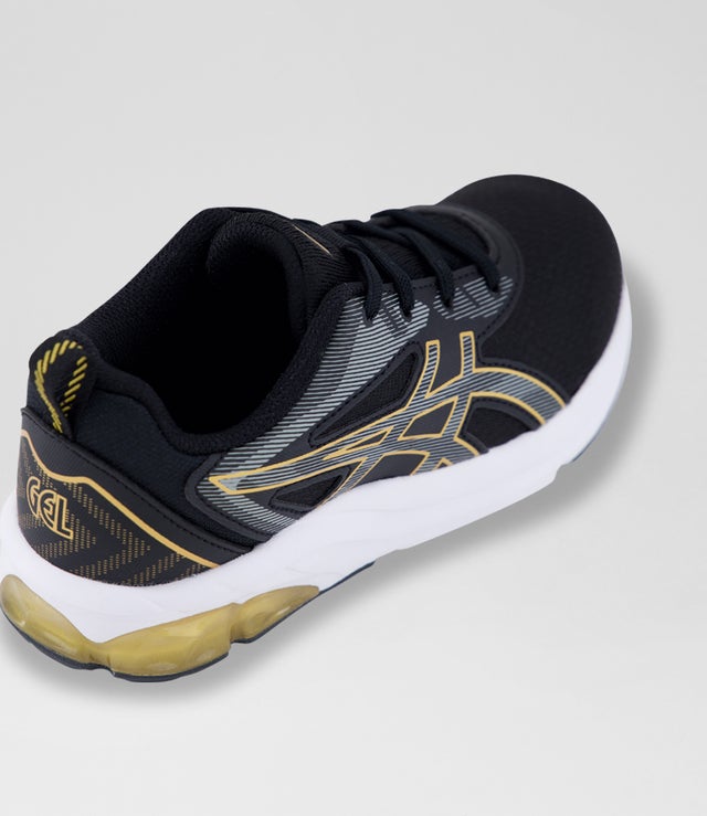 ASICS Kids' GEL-QUANTUM 90 IV Running Shoes for Boys & Girls - Lightweight Black/Gold Athletic Sneakers for School, Sports & Daily Wear