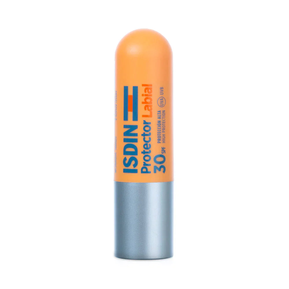 ISDIN SPF 30 Sunscreen Lip Balm 4g - Hydrating & UV Protection for Dry, Chapped Lips - Perfect for Outdoor Activities, Hiking, and Beach Days