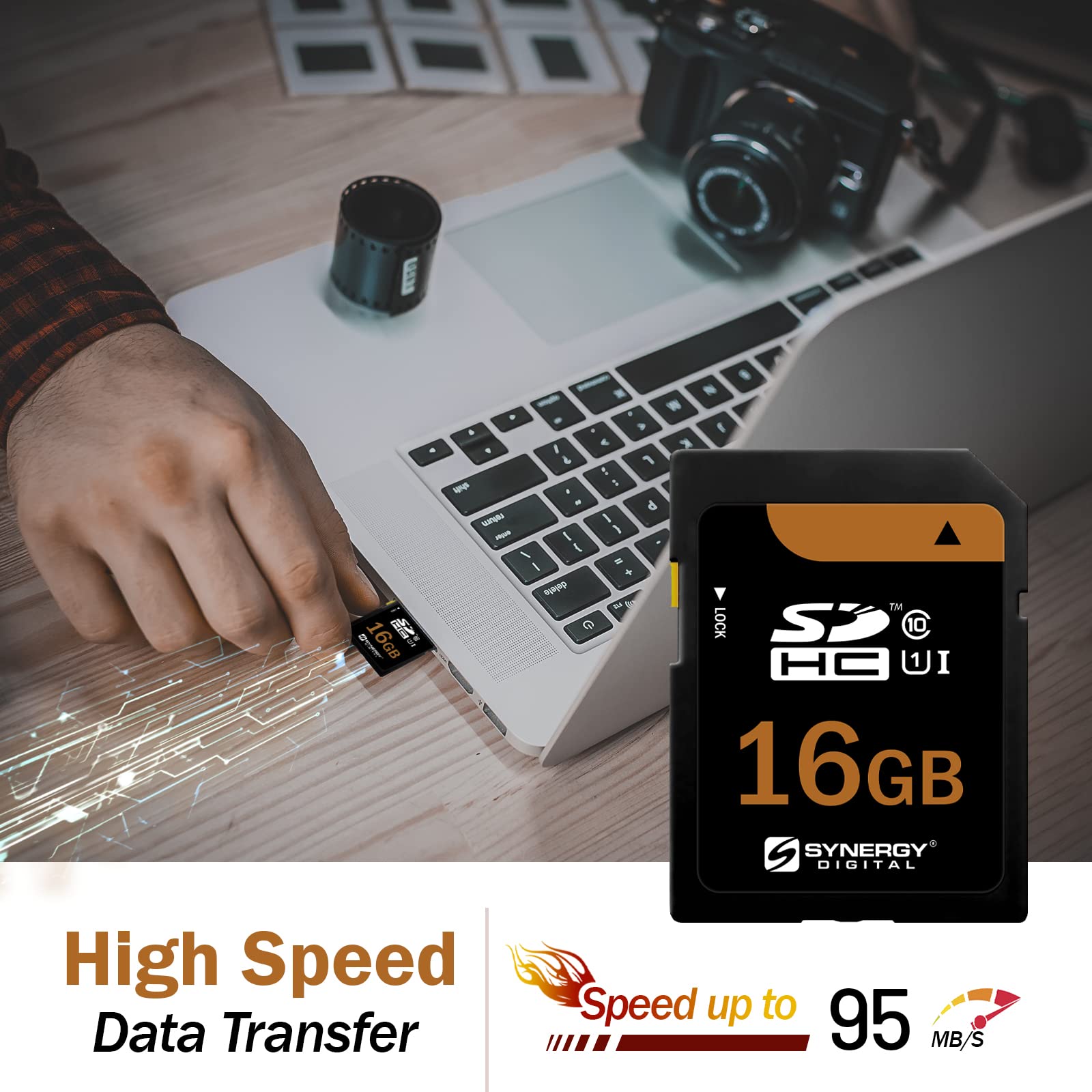 Synergy 16GB SDHC Memory Card for Canon POWERSHOT G9X Mark II Digital Camera - High Speed, Reliable Storage for Photos & Videos - Perfect for Travel, Vlogging & Professional Photography