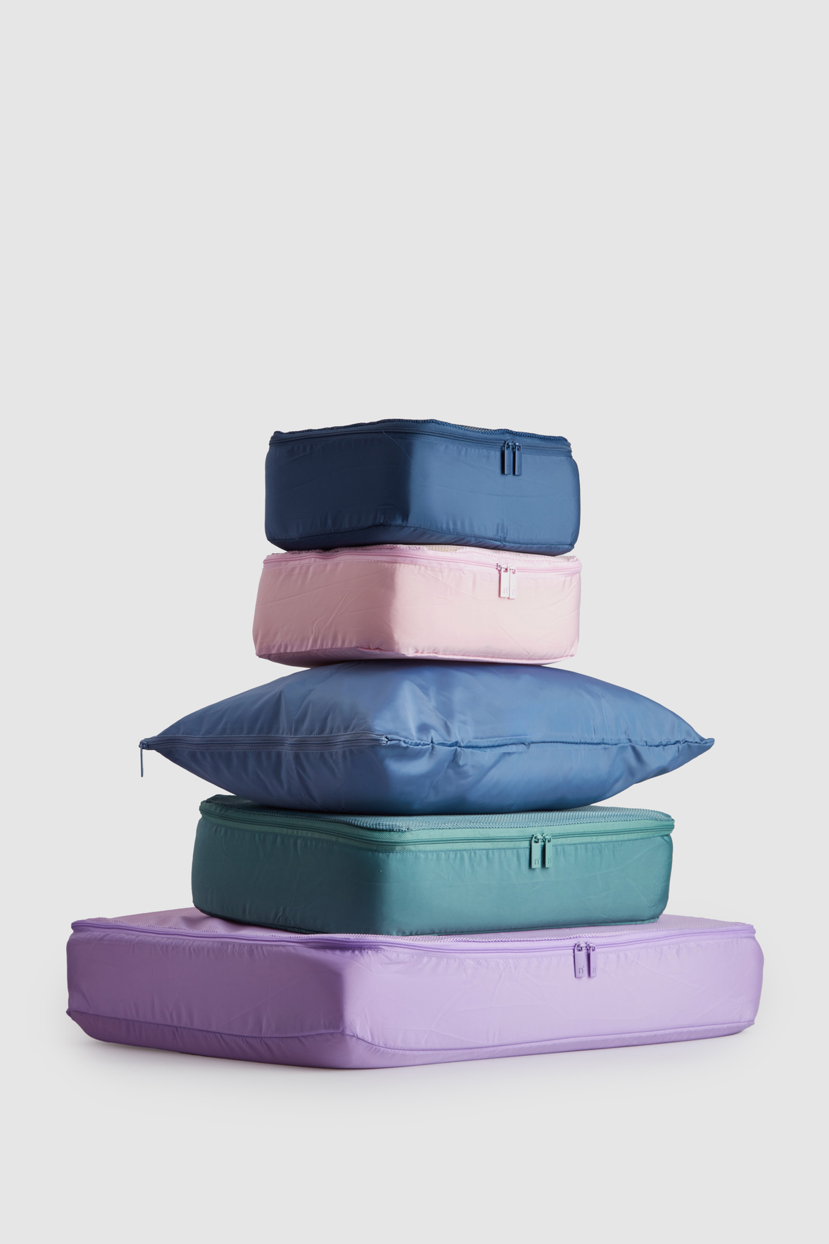 5-Piece Packing Cubes Set - Lightweight Travel Organizers for Luggage & Suitcases - Perfect for Business Trips, Vacations & Weekend Getaways