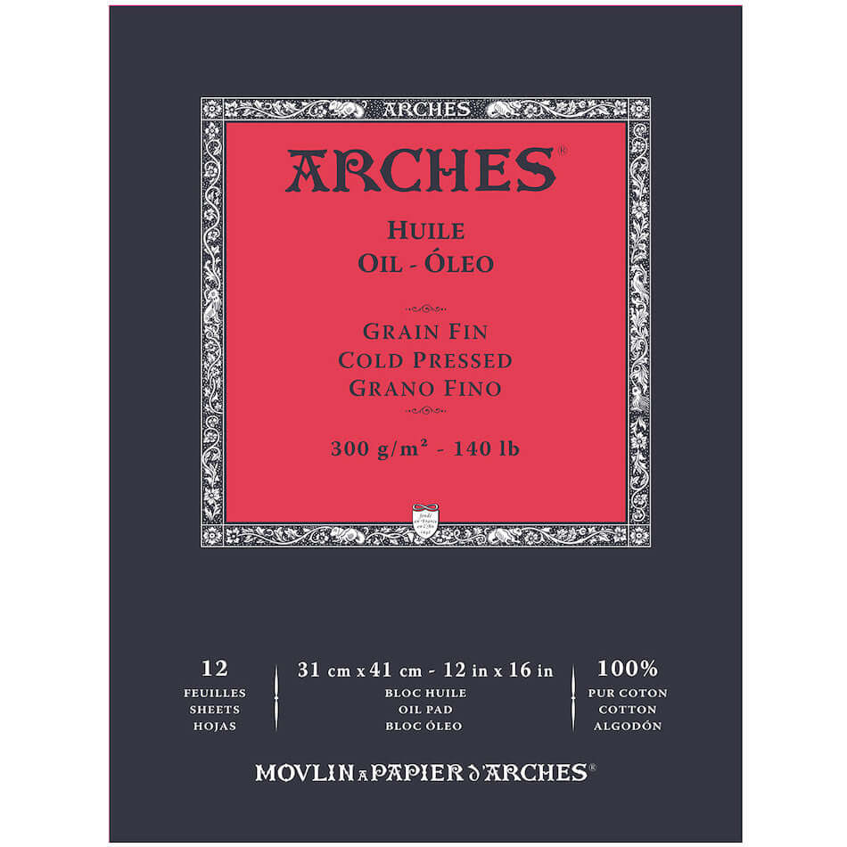 Cold Pressed Arches Oil Painting Paper Pad 31