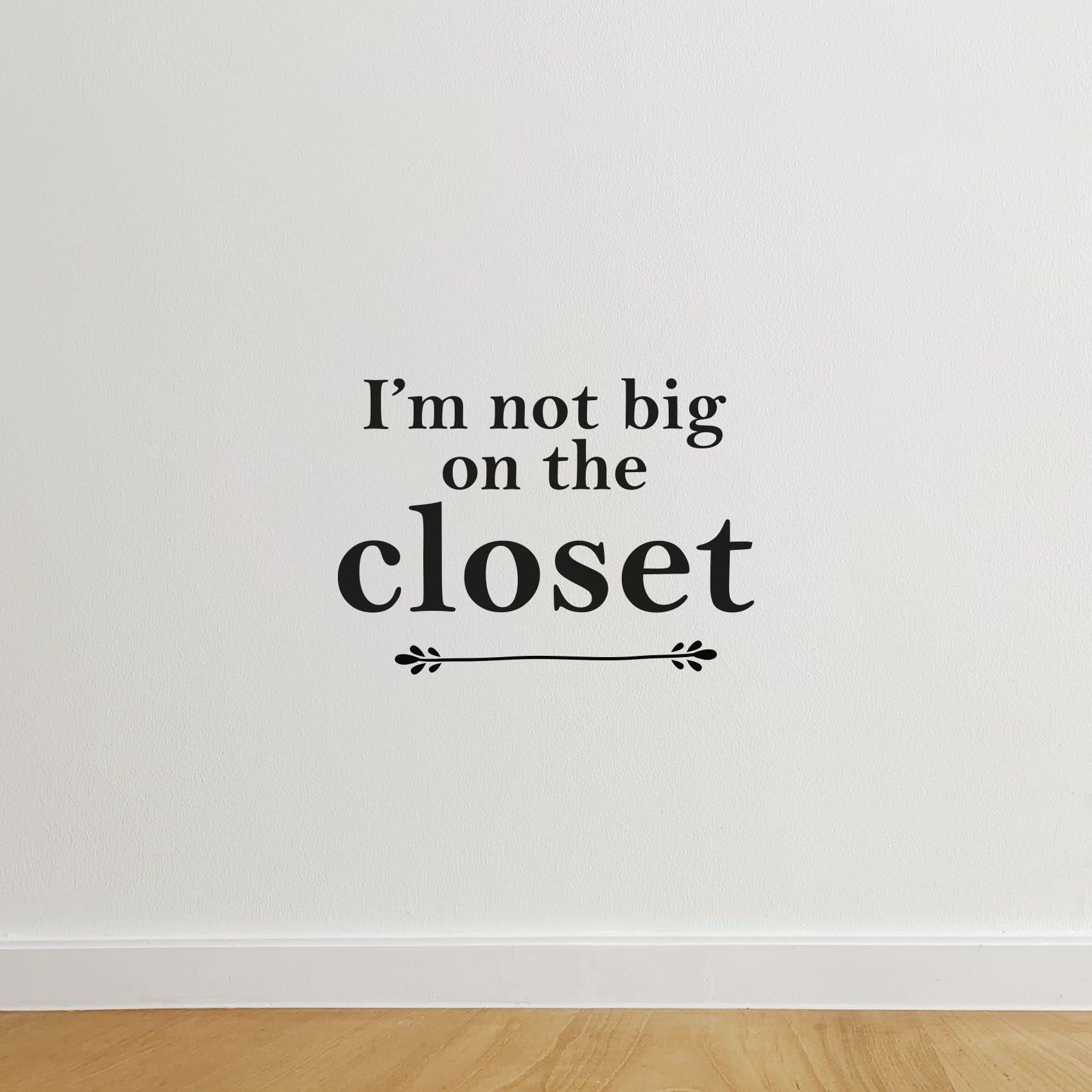 Life Quotes Vinyl Wall Decal - Inspirational Closet Art Sticker for Dressing Room, Wardrobe & Home Decor (24x40 Inch) | Perfect for Bedroom, Walk-in Closet & Fashion Lover's Space