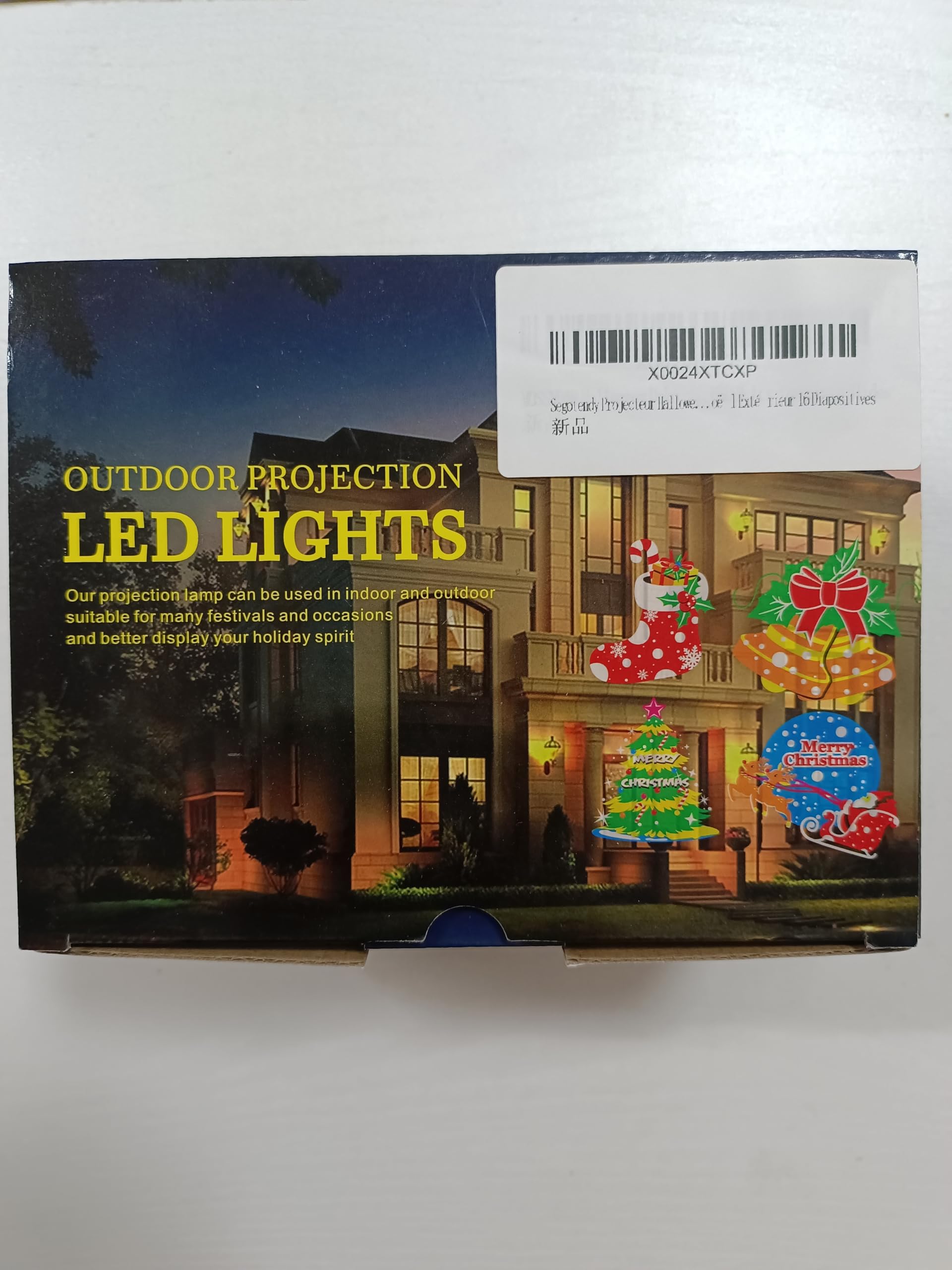 Outdoor Holiday Projector Lights - 10 Themes, 16 Slides, Waterproof with Remote Control & Timer - Perfect for Valentine's Day, Easter, Halloween, Birthday Parties & Year-Round Decorations