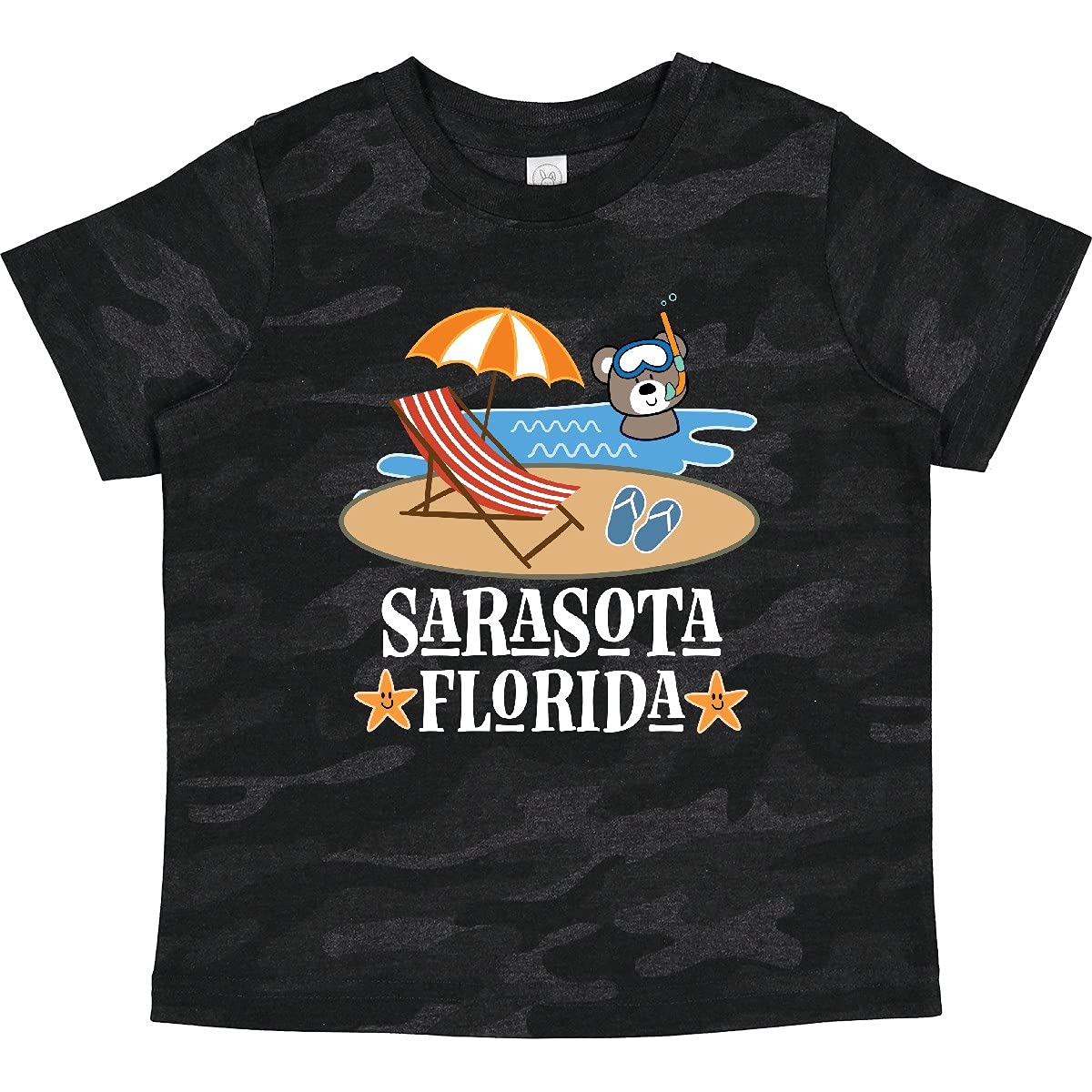Inktastic Sarasota Florida Beach Vacation Toddler T-Shirt - Cute Summer Outfit for Boys & Girls - Perfect for Beach Trips, Vacations & Family Photos