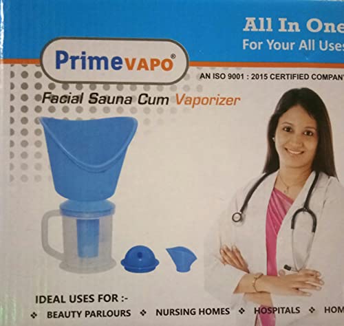 All-in-One Steam Vaporizer Inhaler & Facial Steamer for Sinus Relief, Cold & Flu - Portable Sauna Spa Device for Home Relaxation & Skin Care