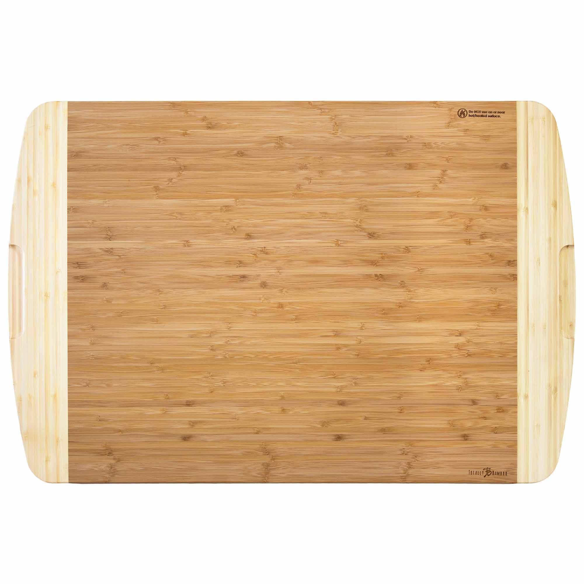 600SI Extra Large Bamboo Cutting Board 30x20 Inches - Heavy Duty Chopping Block for Meat, Vegetables & Bread - Perfect for Kitchen Prep, Serving & Charcuterie Boards