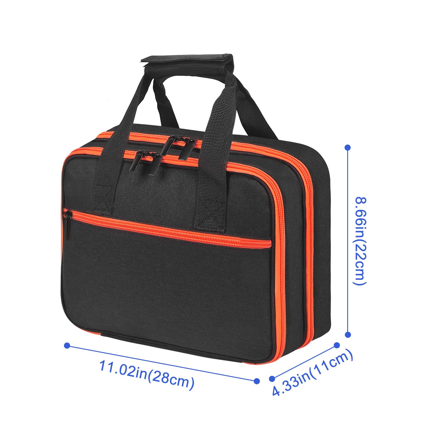 Kleiin Tools Et310 AC Circuit Breaker Carrying Bag - Compatible with GFCII Outlet, Electrical Test Tools, Digital Multimeter & Clamp Meter - Durable Storage Case for Home & Professional Electricians | Perfect for Tool Organization & On-Site Repairs