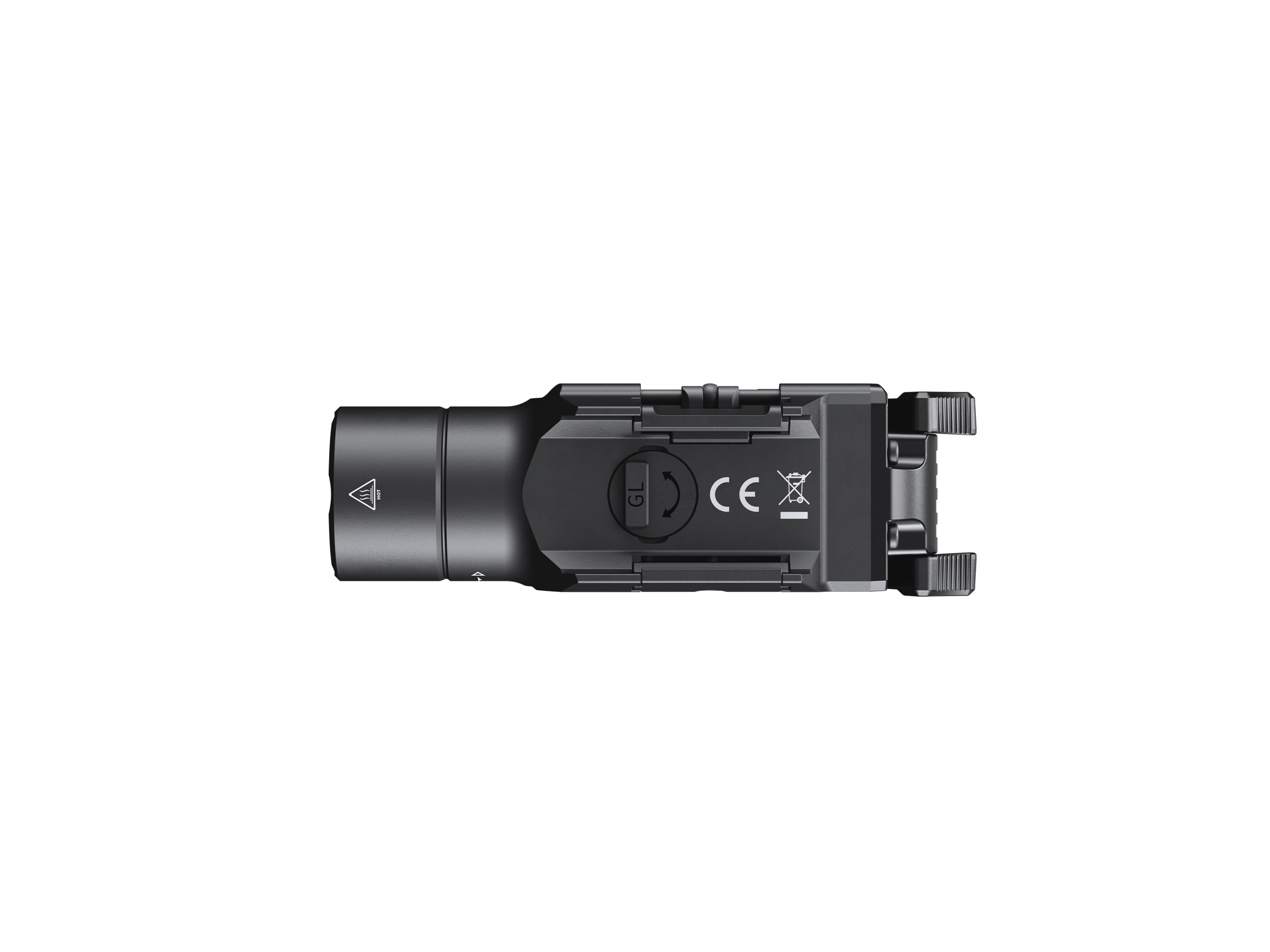 Fenix GL19R V2 Tactical Flashlight - Modular Switch Mounted Weapon Light for Pistols & Rifles - Perfect for Hunting, Home Defense & Tactical Operations