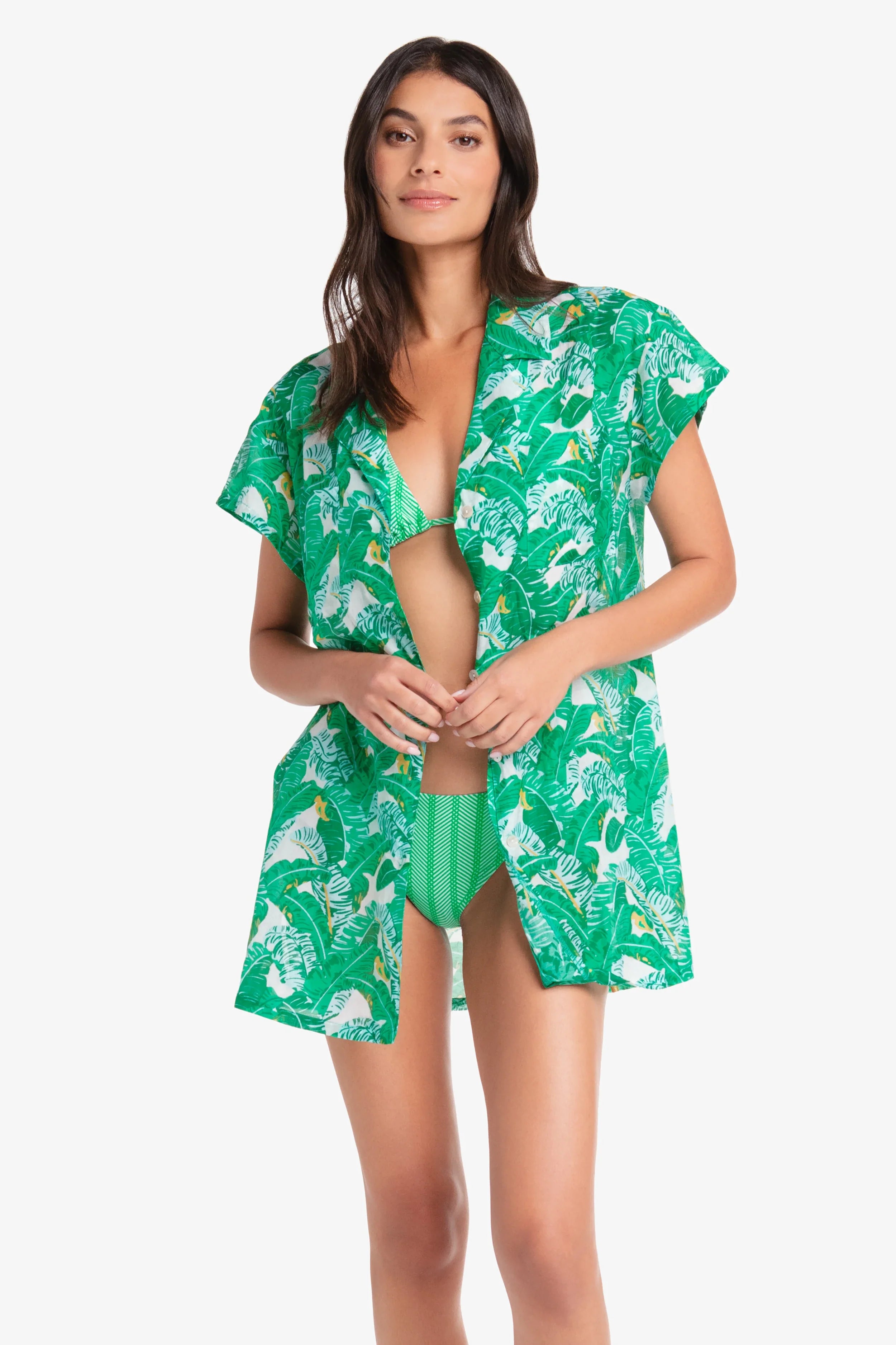 Alex Shirt | Stylish Banana Leaf Print Casual Shirt for Men | Perfect for Summer Outings, Beach Vacations & Tropical Parties