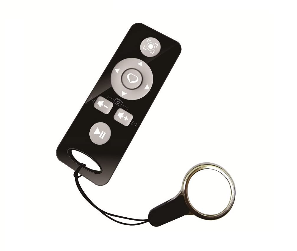 Wireless Bluetooth Camera Shutter Remote Control for iPhone iPad Android Smartphones & Tablets - Compatible with TikTok, Instagram, YouTube - Perfect for Vlogging, Live Streaming & Group Photos