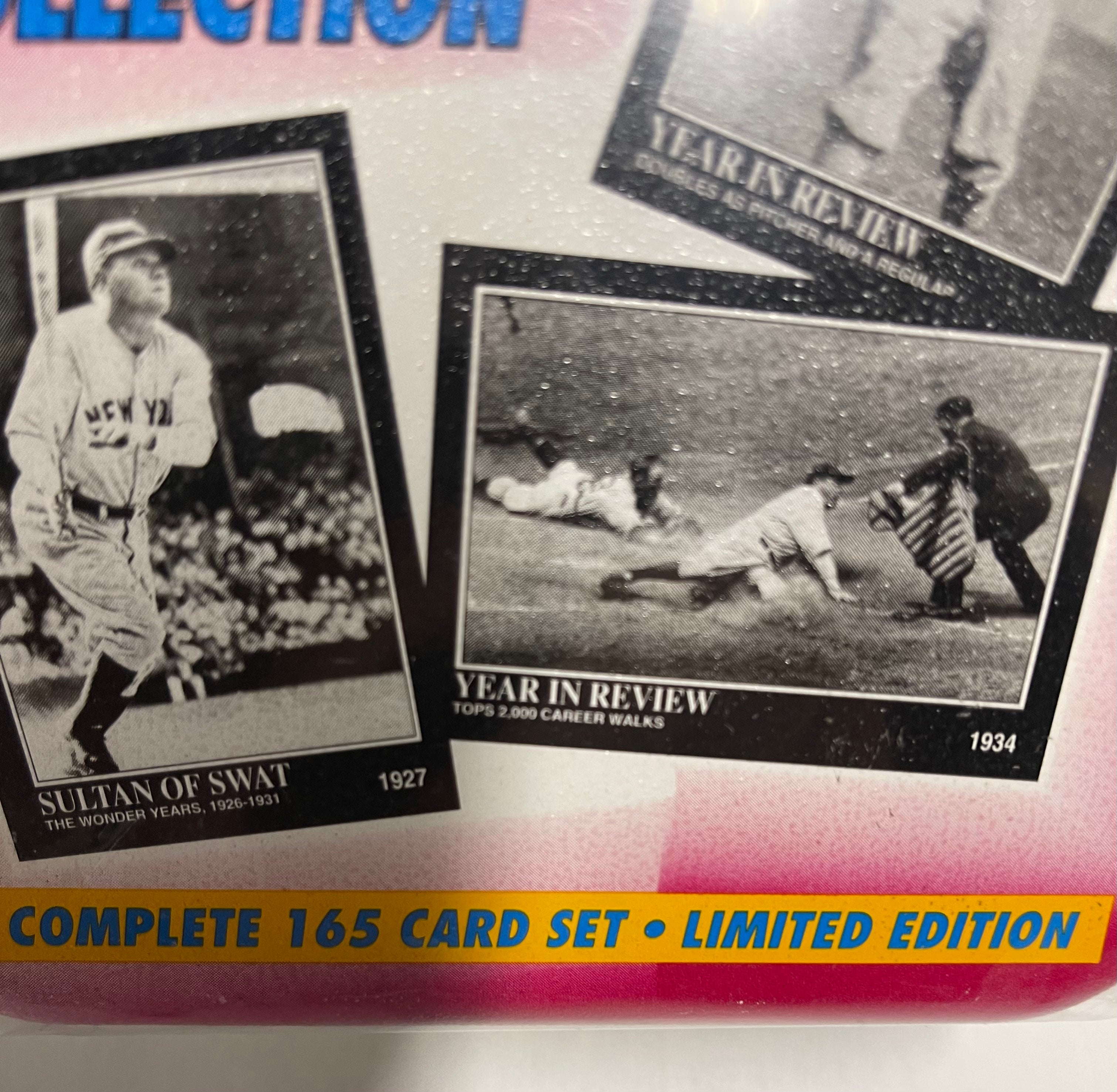 Vintage 1990s Babe Ruth Collectible Baseball Cards Set - Perfect for Sports Memorabilia Fans & Gift Giving