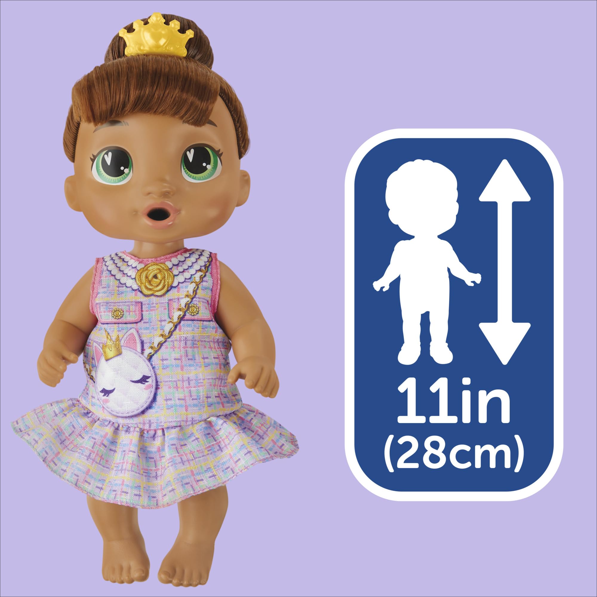 Baby Alive Bubbly Tea Party Sophia Sparkle Doll with Teapot Accessories - 11