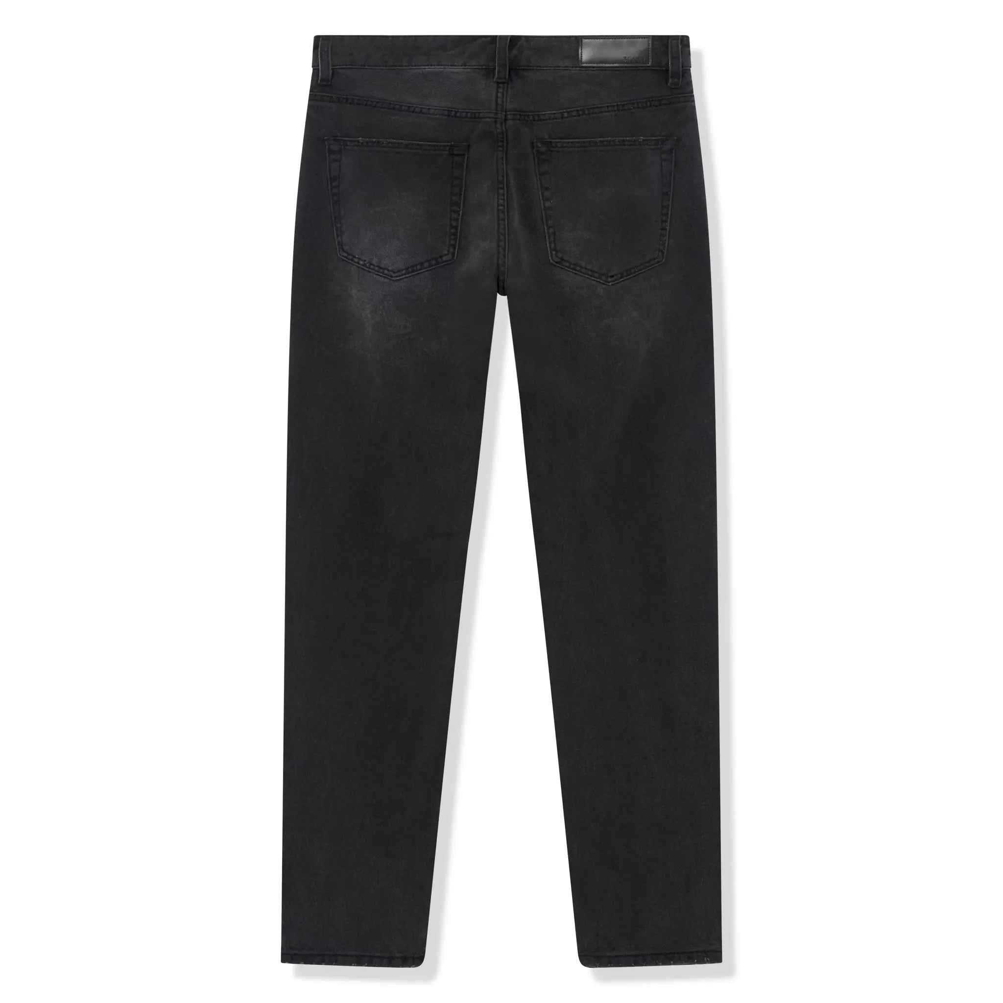 SIARR Essentials Straight Leg Jeans for Women - Classic Washed Black Denim Pants | Comfortable & Stylish for Everyday Wear, Office, and Casual Outings