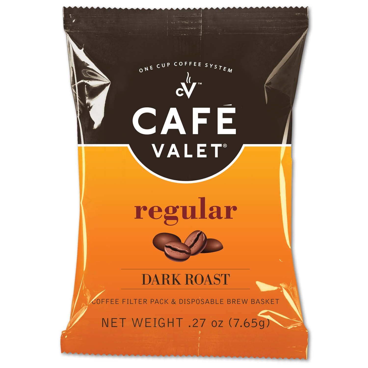 Dark Roast Single Serve Coffee Packets - 84 Count for Café Valet Makers | Home & Office Use