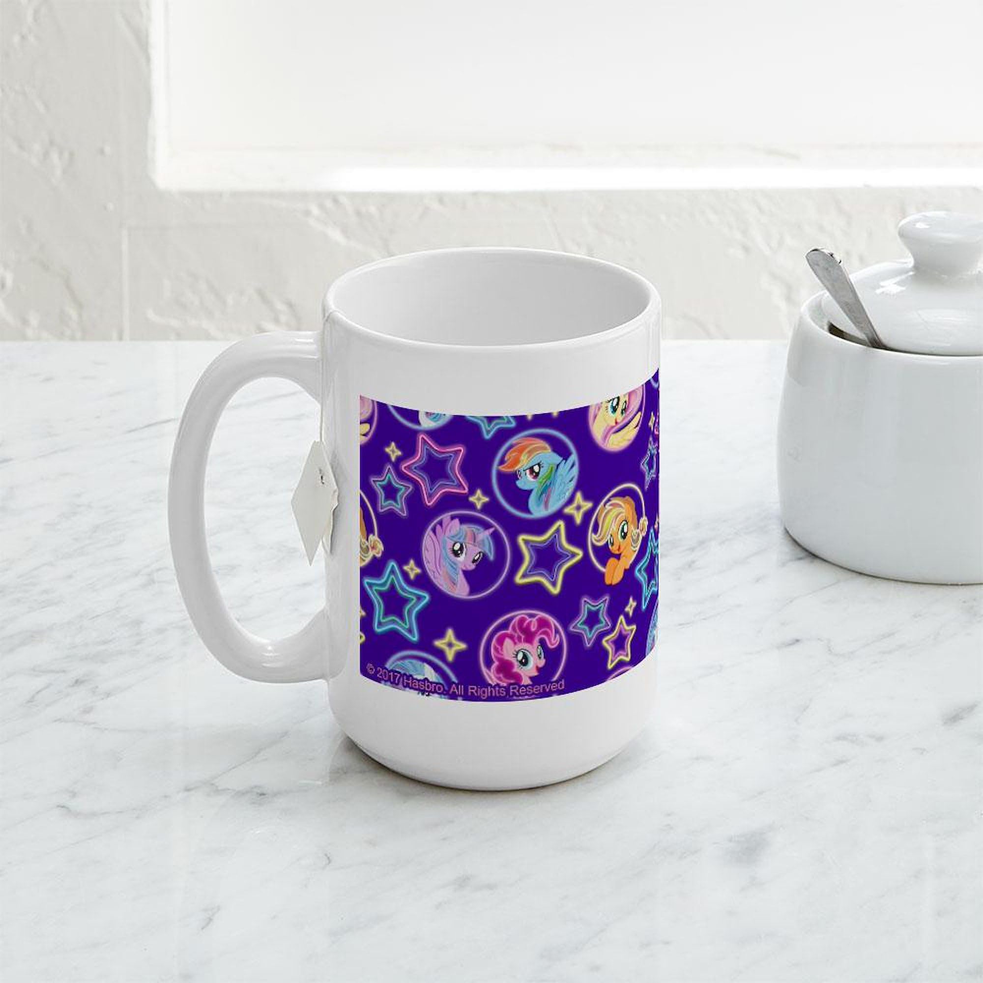 MLP Friends 15 oz (444 ml) Ceramic Coffee Mug - My Little Pony Themed Gift for Tea & Hot Drinks | Perfect for Office, Home & Friendship Celebrations