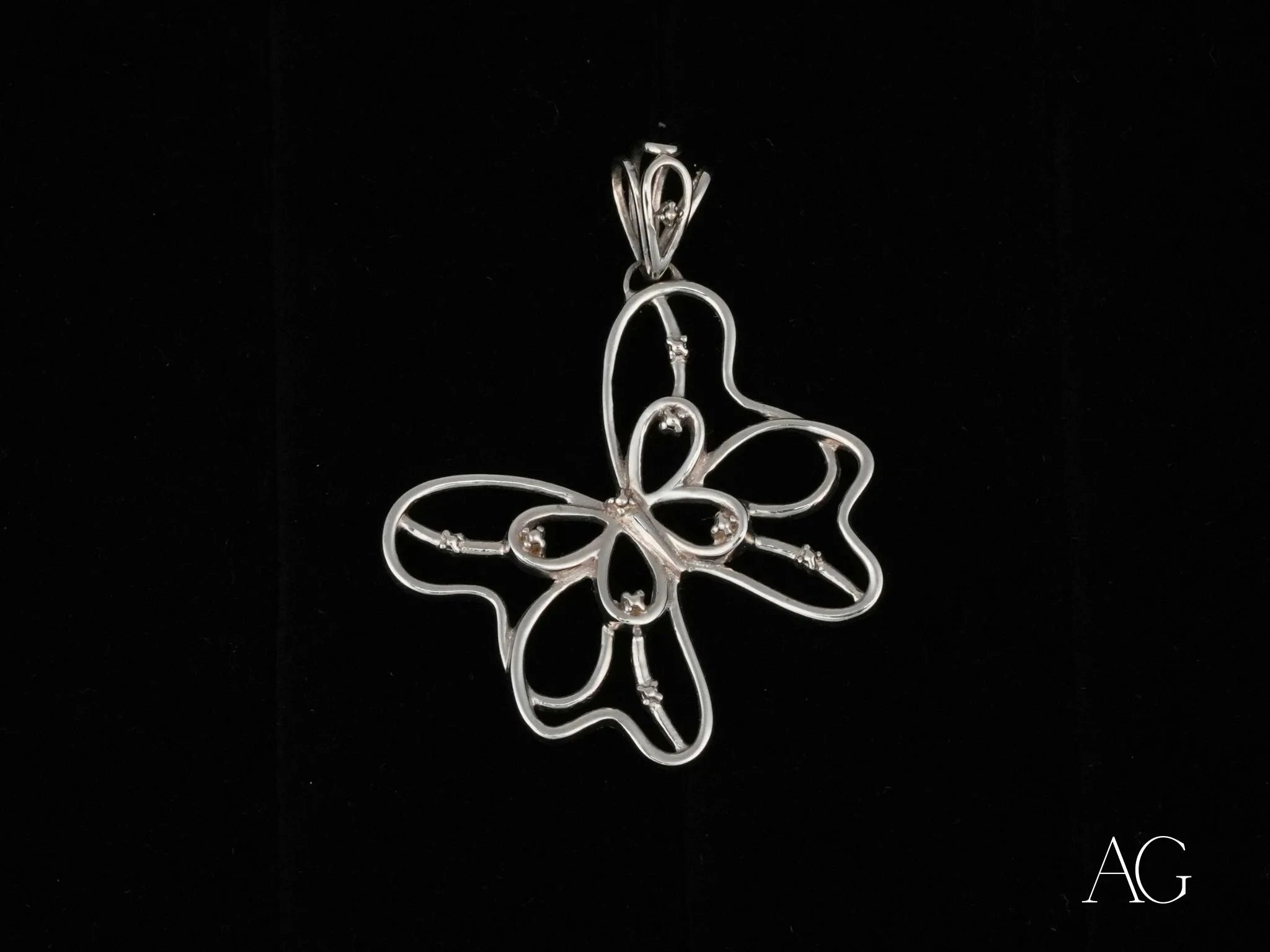 Celestial Flutter Butterfly Pendant Necklace - Elegant Silver Jewelry for Women, Perfect Gift for Birthday, Anniversary & Valentine's Day | Ideal for Parties, Weddings & Everyday Wear