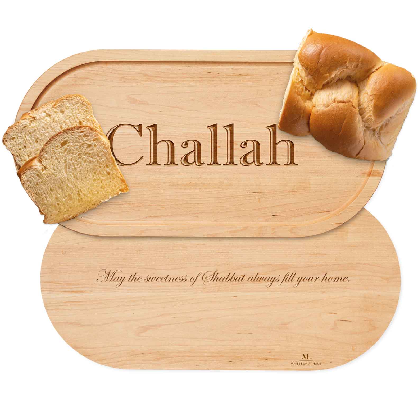 Premium Oval Maple Wood Cheeseboard - 20