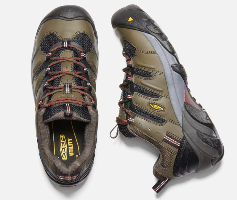 Keen Lansing Men's Steel Toe Work Shoes 1021331 - Durable Safety Footwear for Construction, Warehouse & Industrial Work