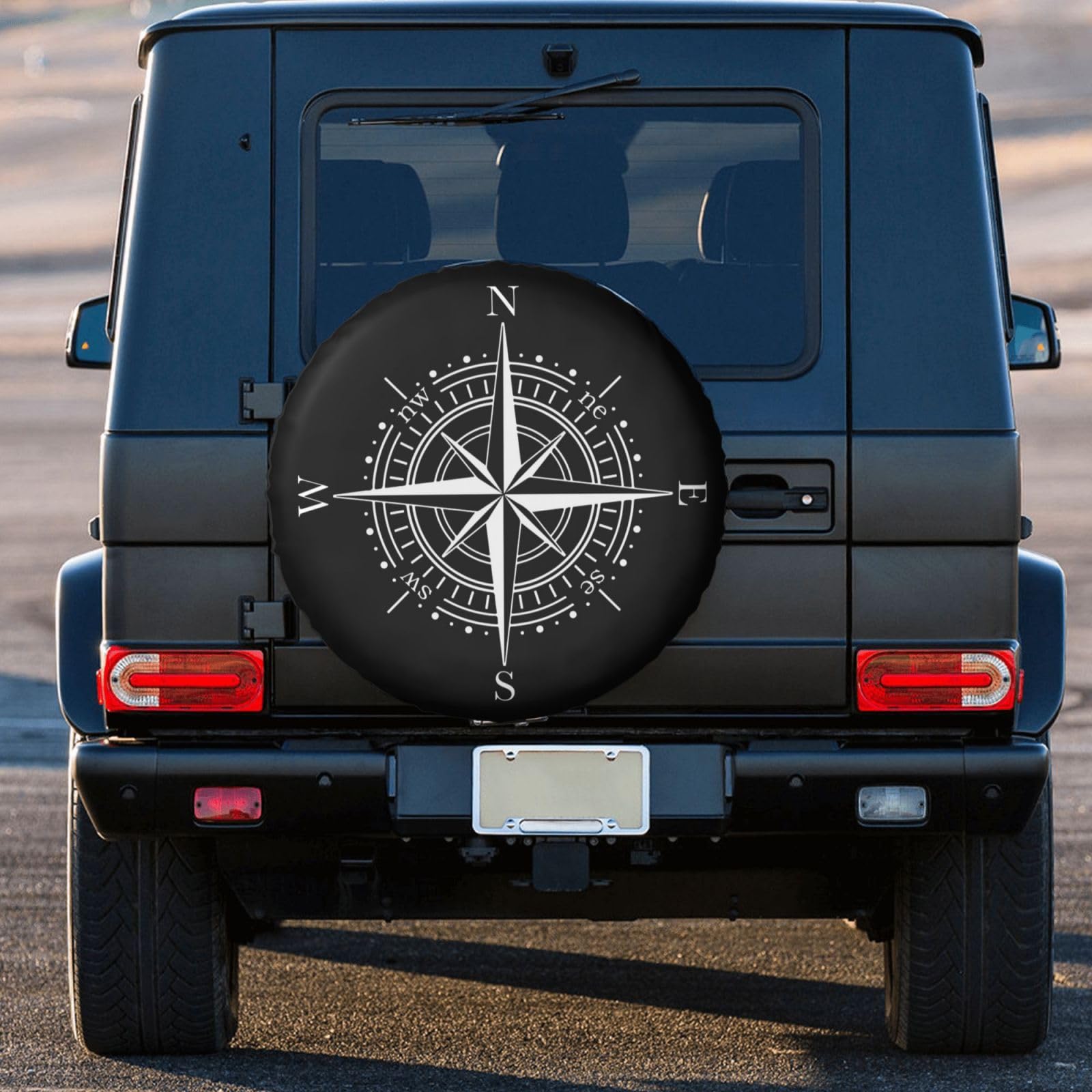 14 Inch Universal Spare Tire Cover - Weatherproof, UV Resistant for Sun Protection - Fits Trailers, RVs, SUVs, Trucks & Campers - Perfect for Outdoor Travel & Off-Road Adventures