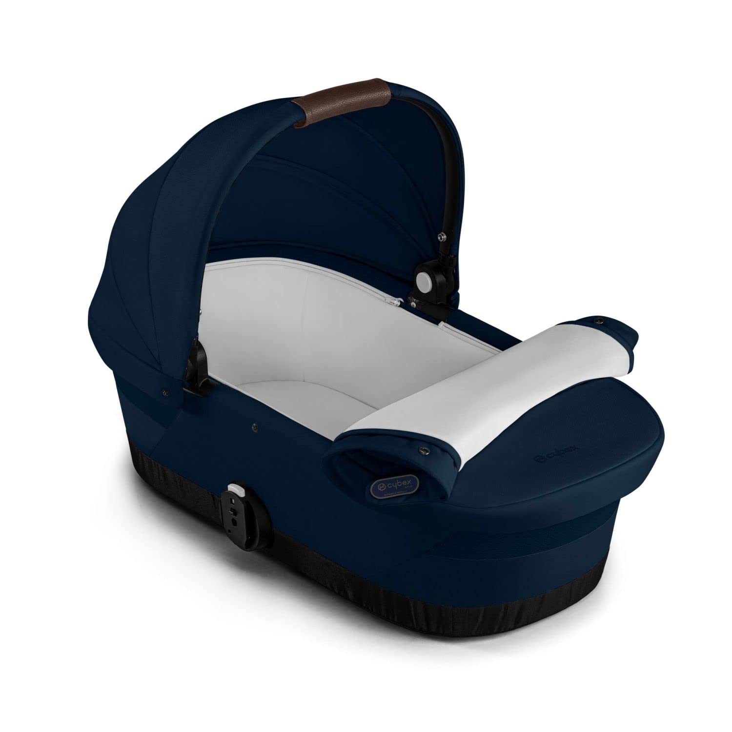 Cybex Gazelle S 2 Baby Bassinet - Portable Infant Cot with Ergonomic Handle, Sun Canopy & Spacious Interior | Compatible with Gazelle S 2 Stroller in Ocean Blue | Perfect for Newborns, Travel & Nursery Use