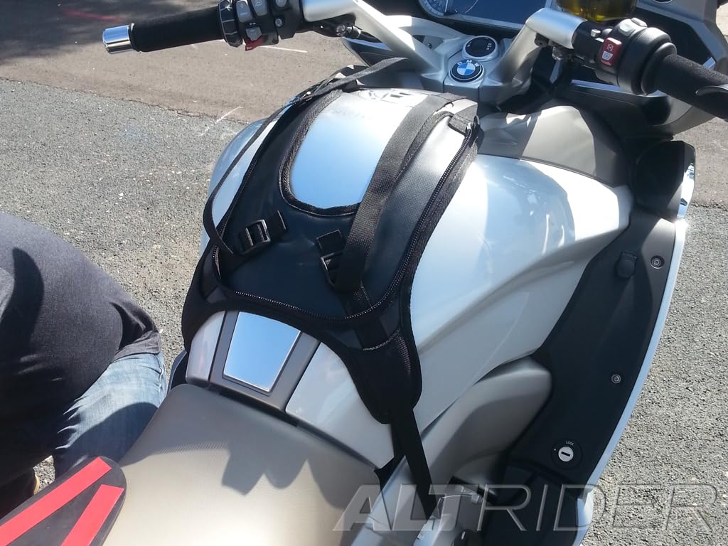 Premium Hemisphere Tank Bag for Motorcycles - Waterproof & Durable Motorcycle Storage - Perfect for Commuting, Touring & Adventure Rides