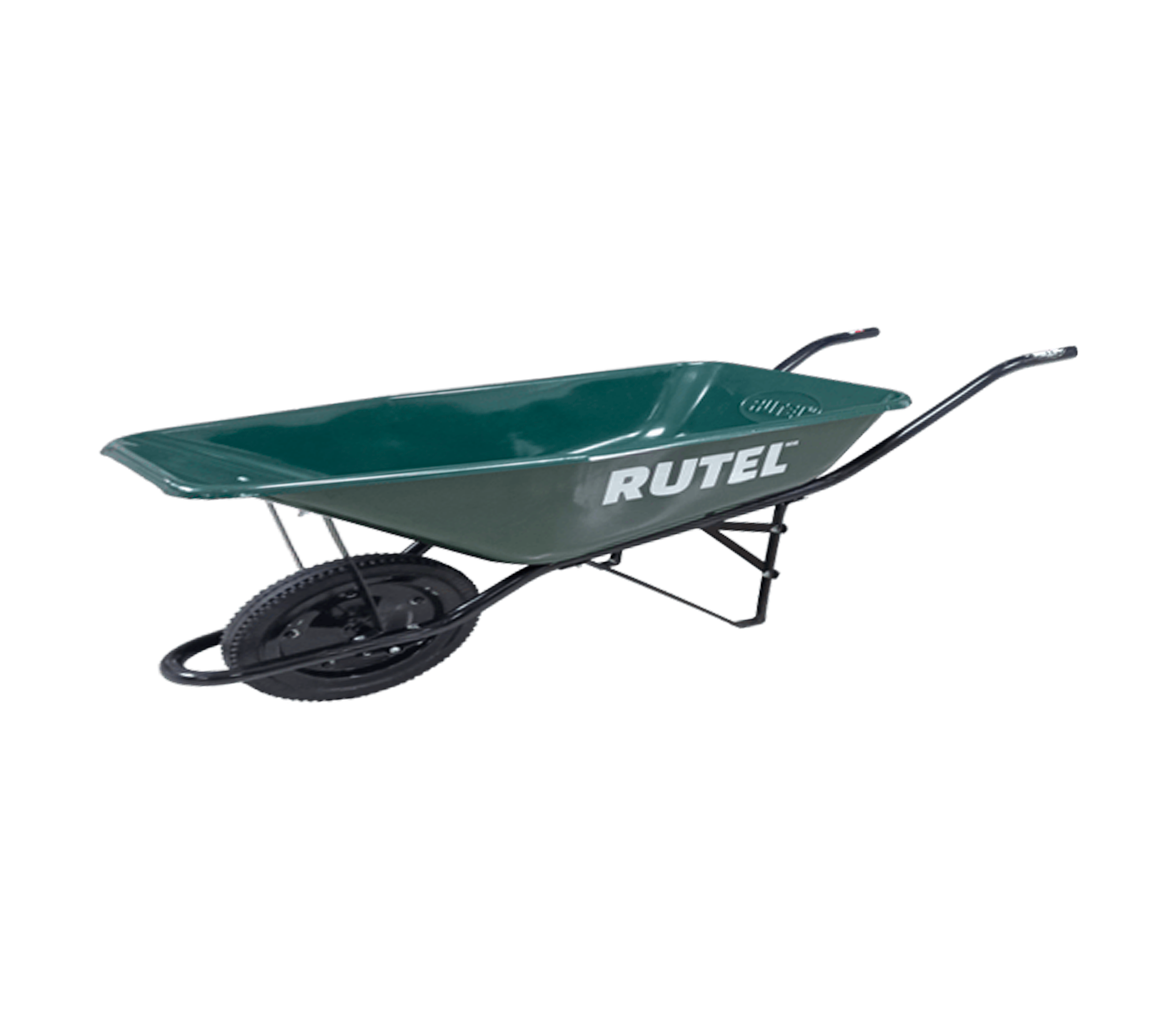 Heavy-Duty 140L Green Warrior Construction Wheelbarrow - Ideal for Building, Landscaping, and Garden Projects
